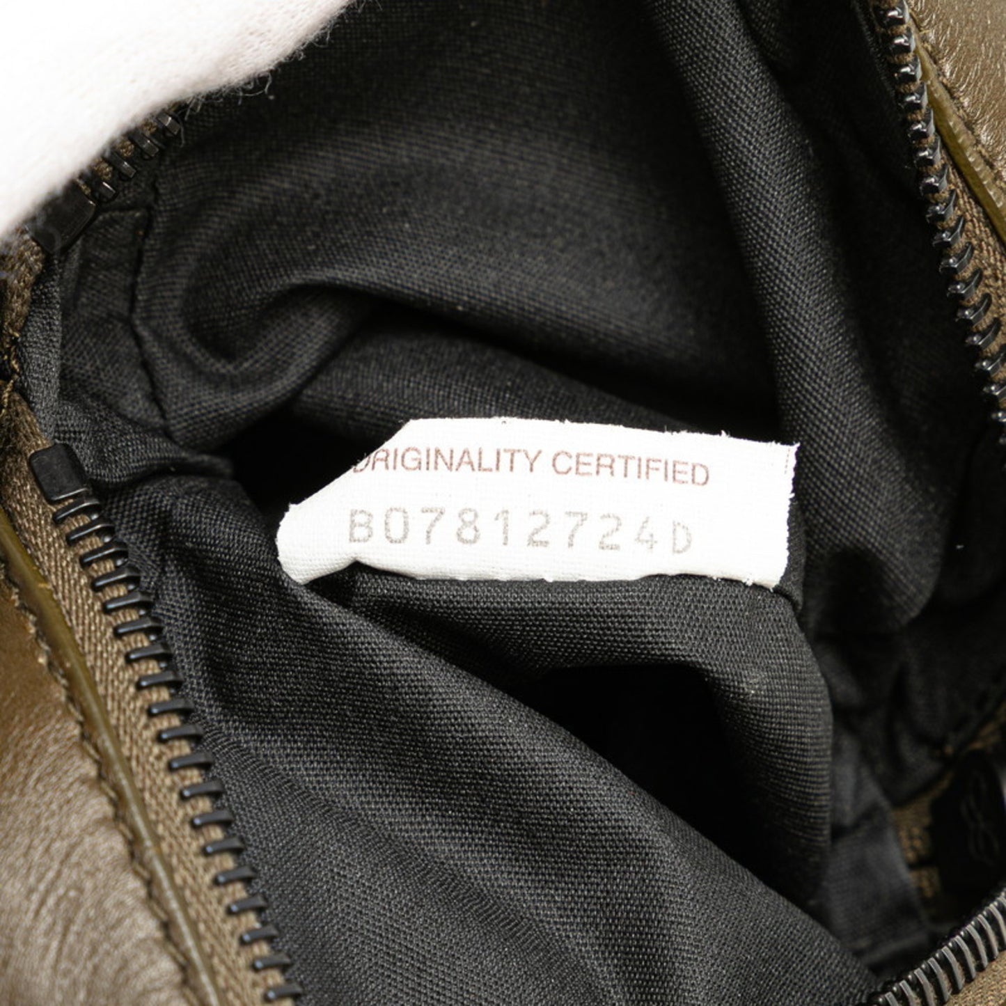 Bottega Veneta Leggero Punched Crossbody Shoulder Bag/Shoulder Pouch 566214 Khaki Green Lambskin