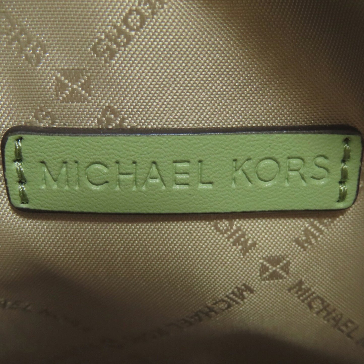 Michael Kors Mk Signature Chain Shoulder Bag Leather