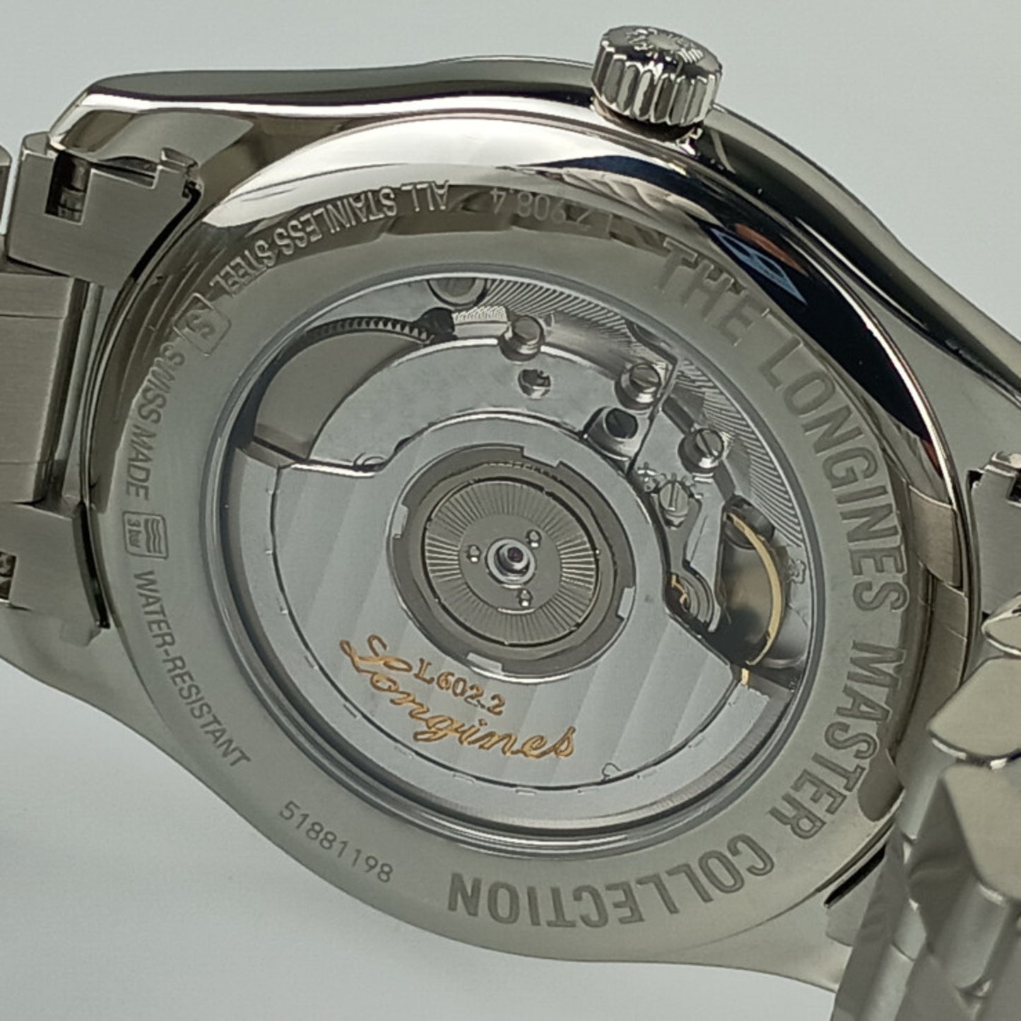Longines Longines Watch Master Collection Power Reserve L2.908.4.51.6 Silver Black Dial Stainless