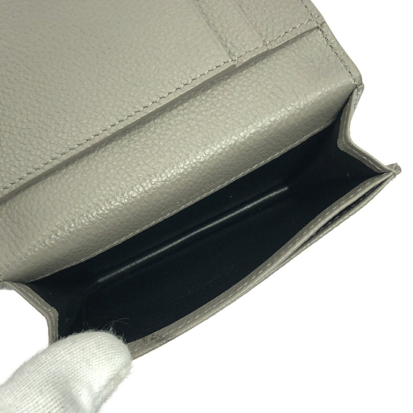 Saint Laurent Saint Laurent Card Case Business Holder Pass 468994 Gray Mikunigaoka Store