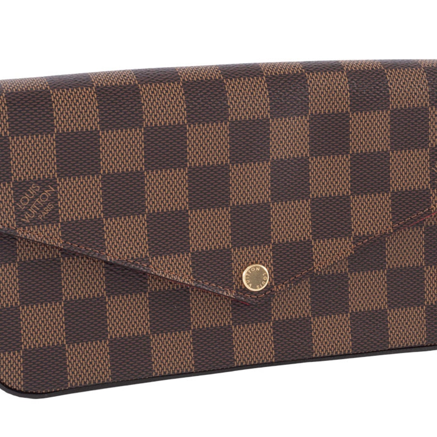 Louis Vuitton Pochette Felicie Shoulder Bag N63032 Damier Ebene Canvas