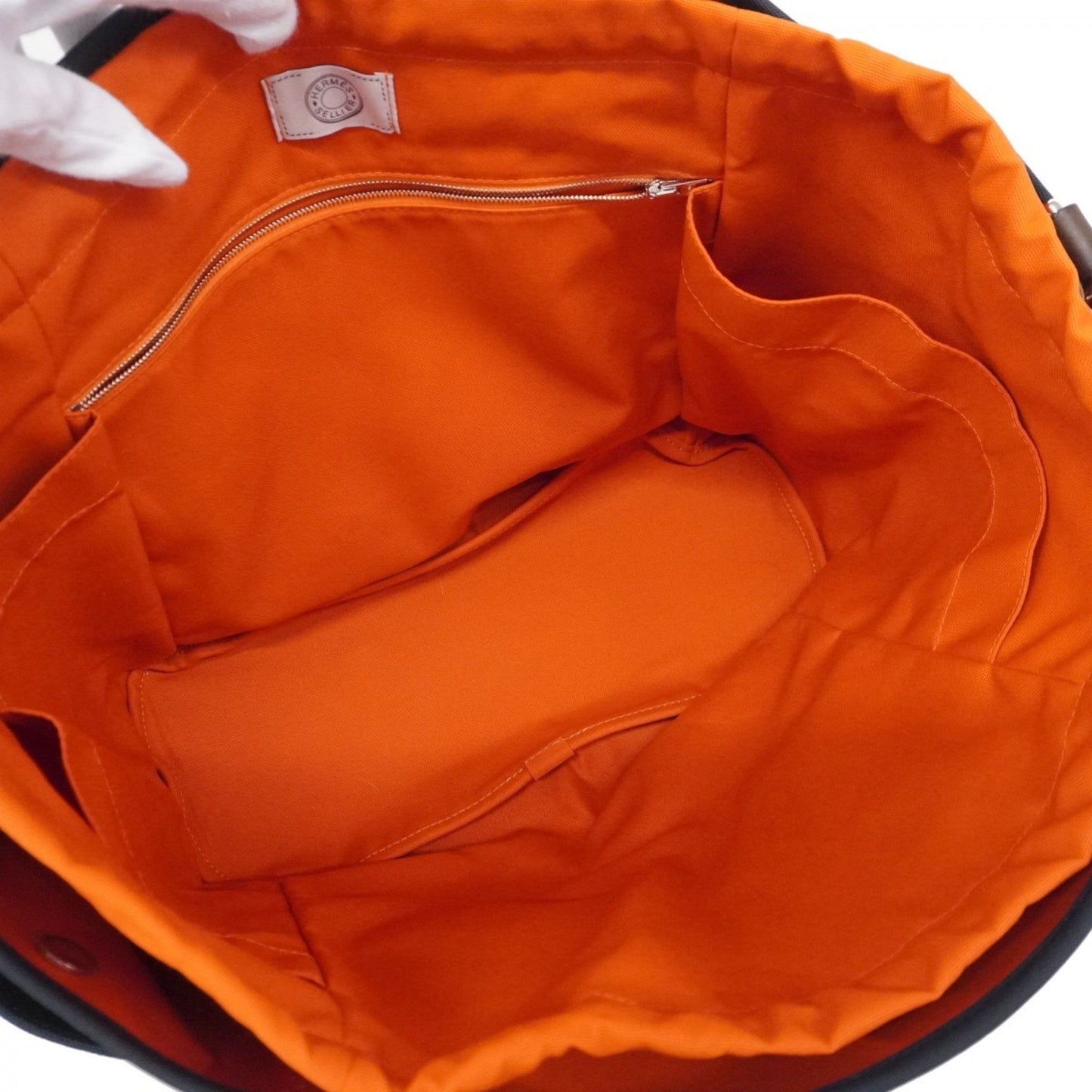 Hermes Herms Sac De Pansage Canvas Tote Bag