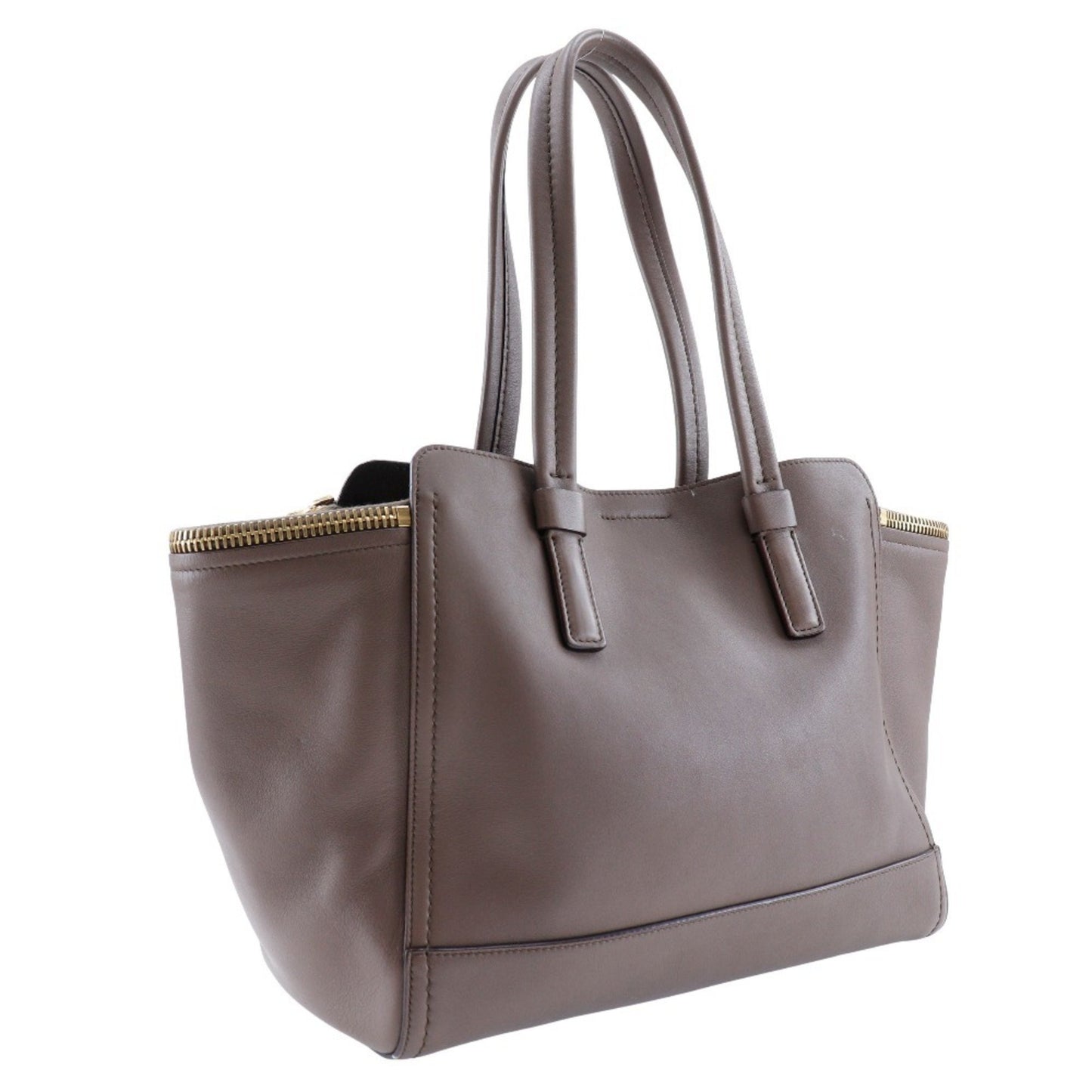 Salvatore Ferragamo Gancini Tote Bag Dy-21-D993 Calf Brown A5 Type