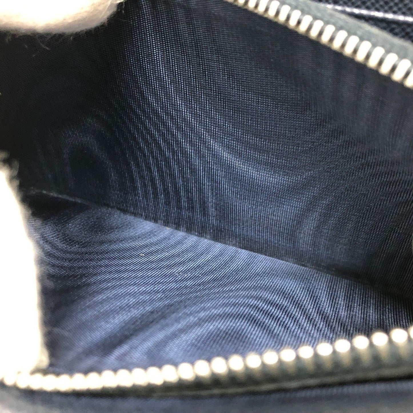 Prada 2Ml188 Logo Round Zip Wallet Long Saffiano Leather