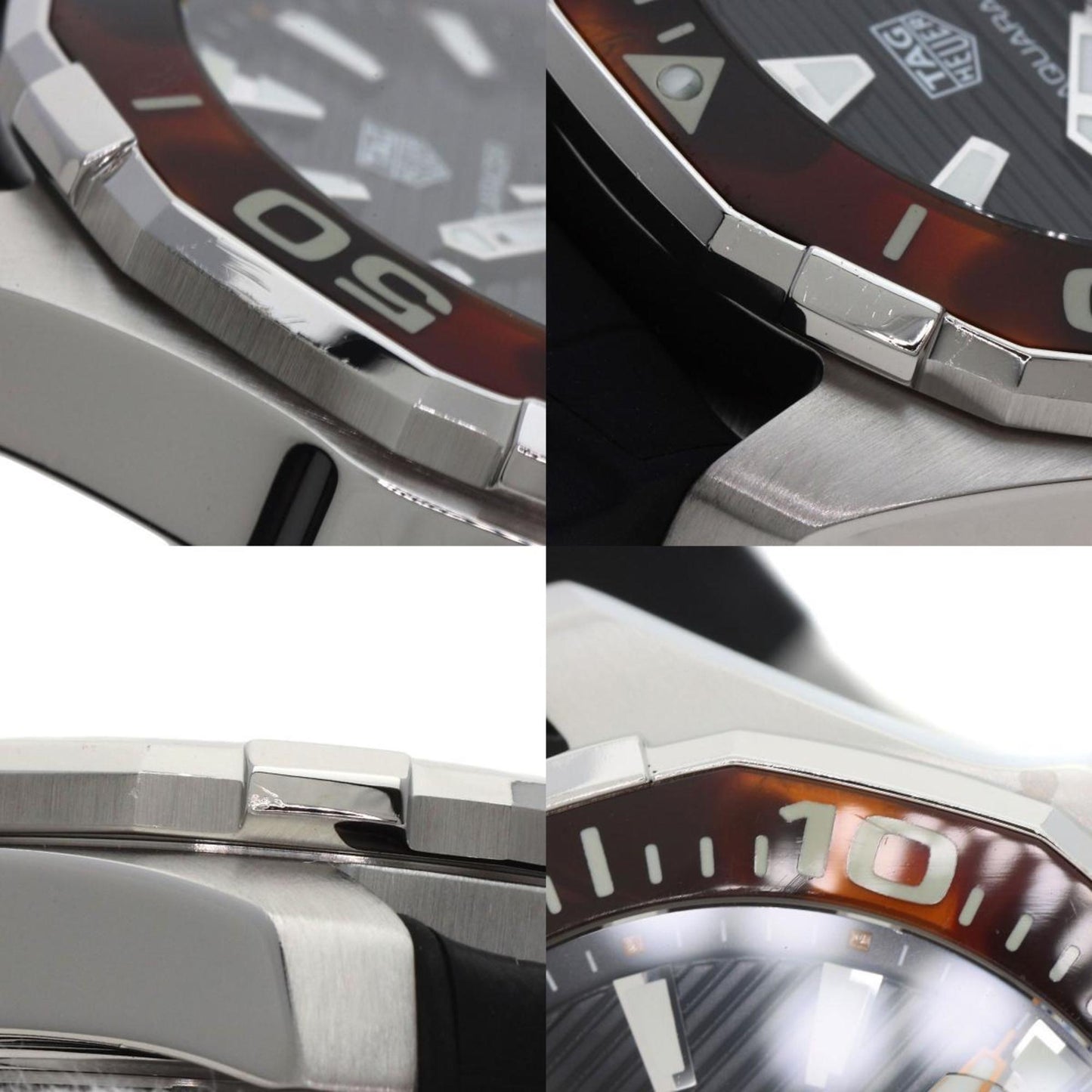 Tag Heuer Way201N Aquaracer Calibre 5 Watch Stainless Steel Rubber