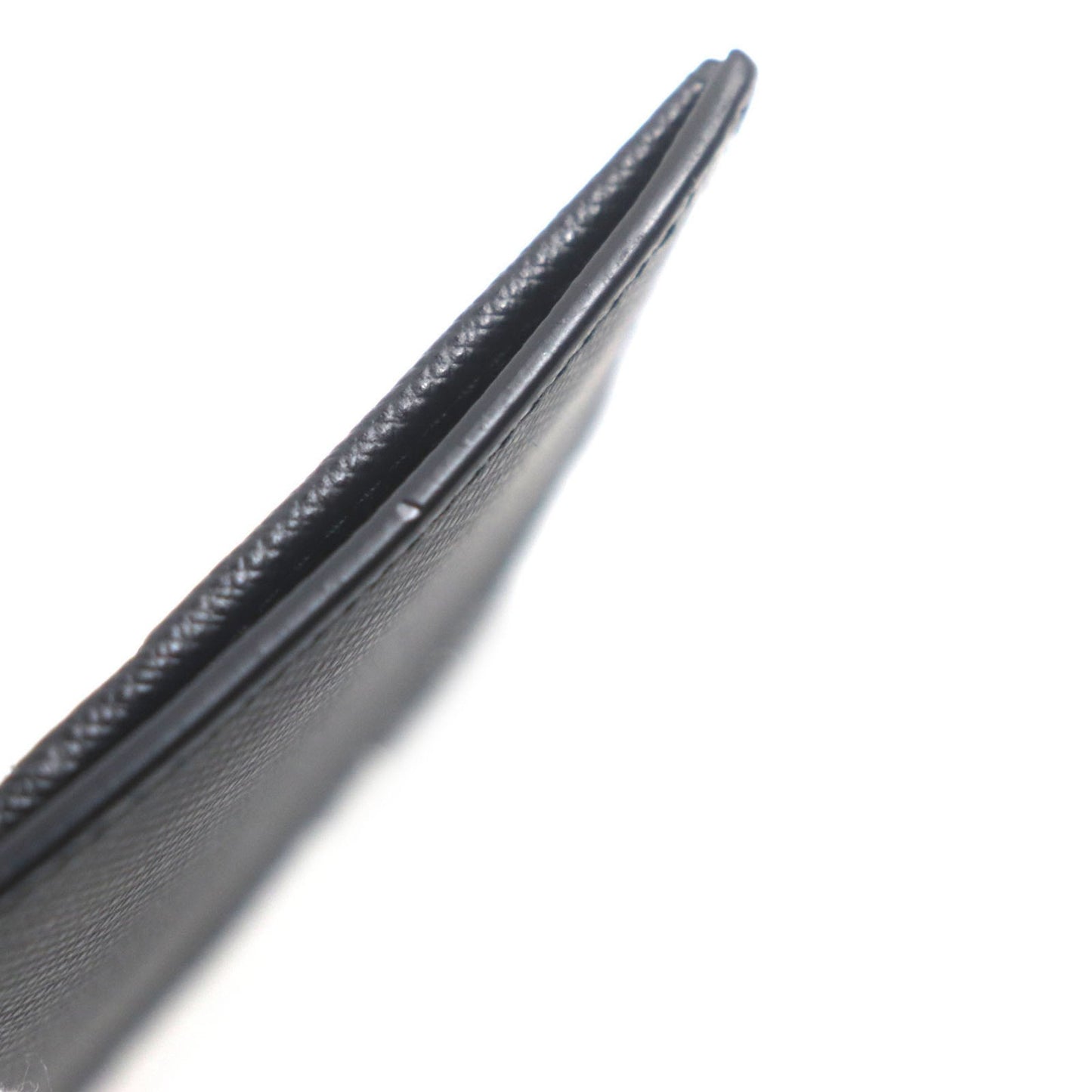 Prada 2Mo004 Saffiano Leather Two-Tone Compact Wallet With Logo Hardware