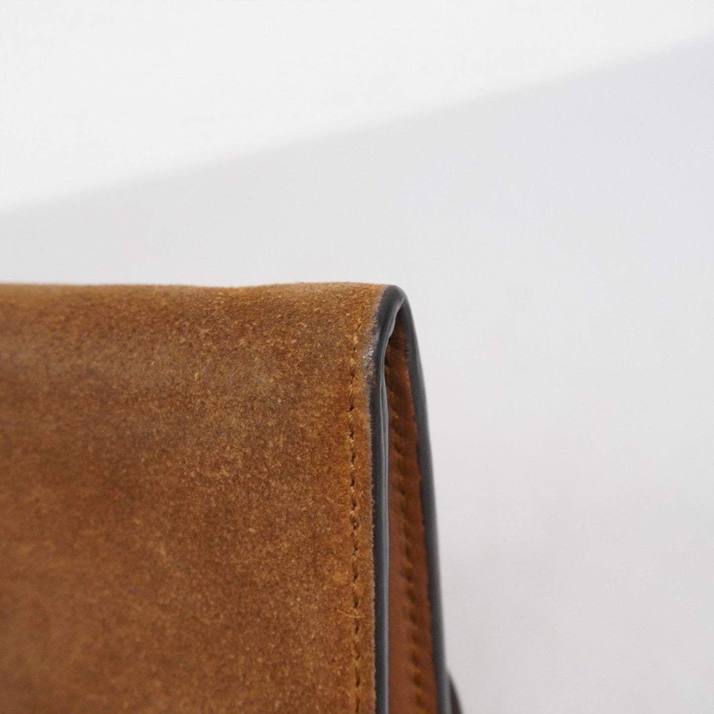 Gucci Horsebit Long Wallet 382274 Suede Brown