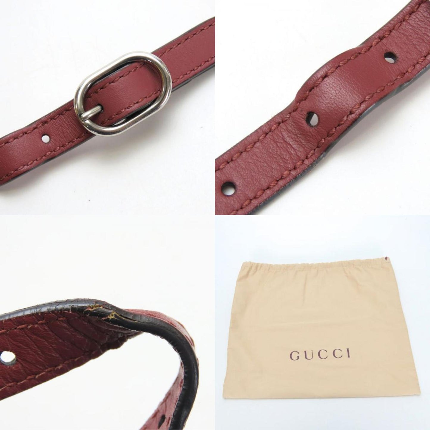 Gucci Handbag 453177 Gg Blooms Mini Supreme Canvas Beige Red Pink Flower