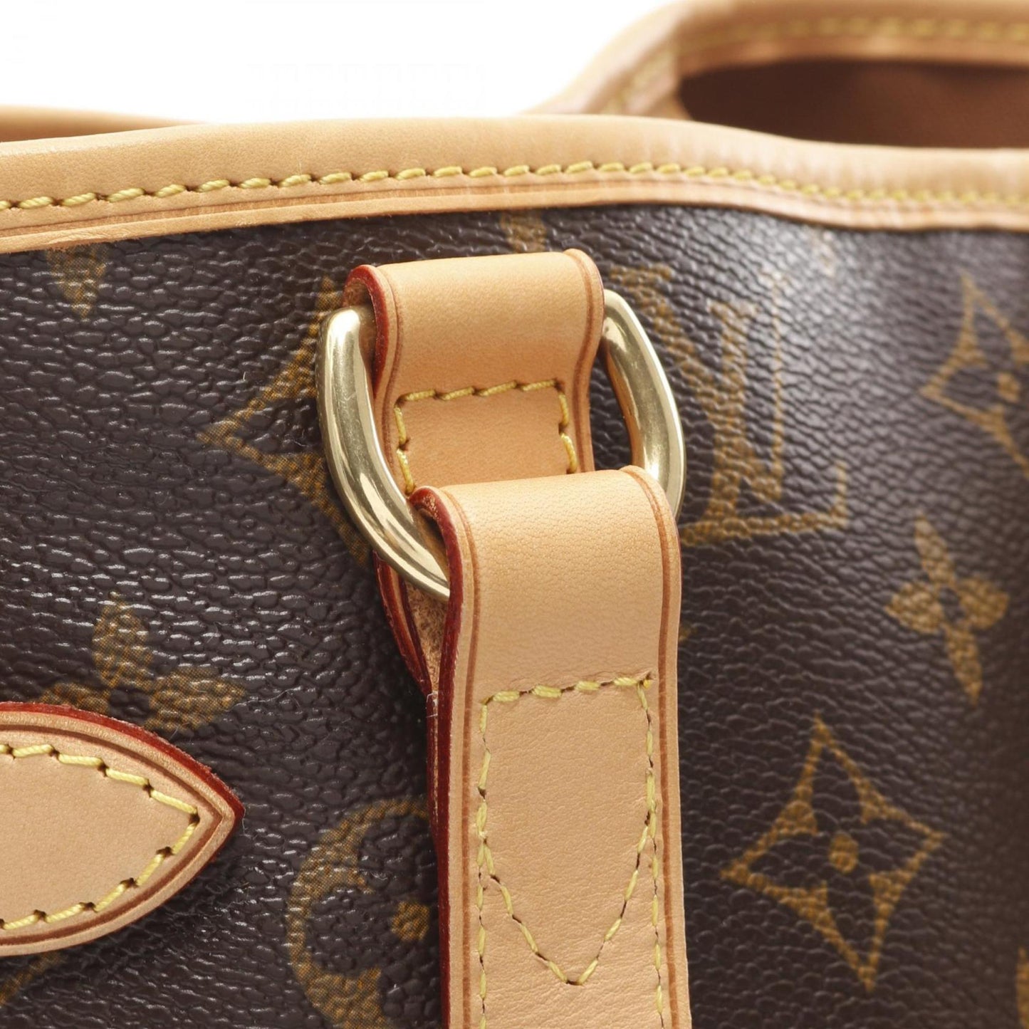 Louis Vuitton Batignolles Vertical Tote Bag Coated Canvas Leather Monogram