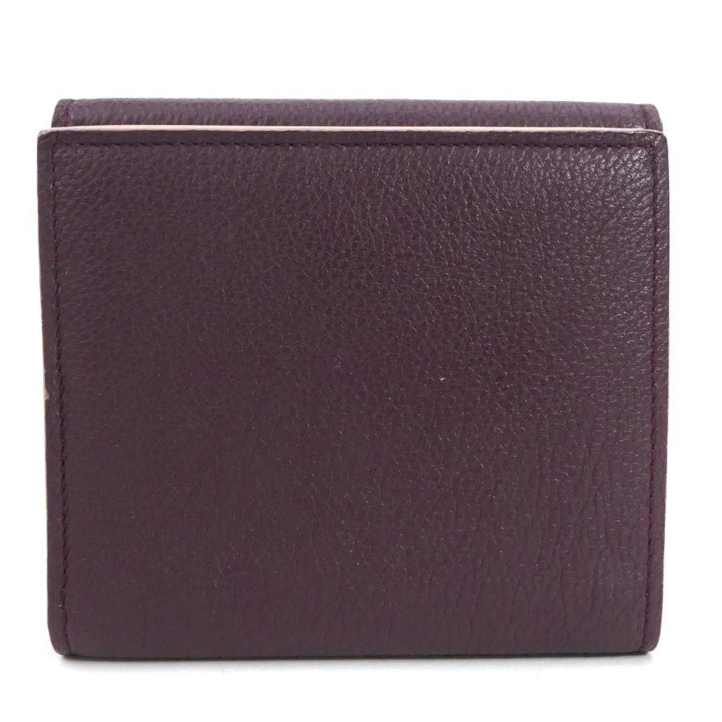 Louis Vuitton Bifold Wallet Portefeuille Lock Me 2 Compact/Taurillon Prune