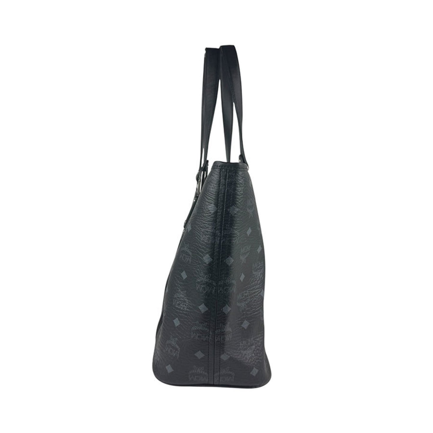 Mcm Shoulder Bag Leather Black