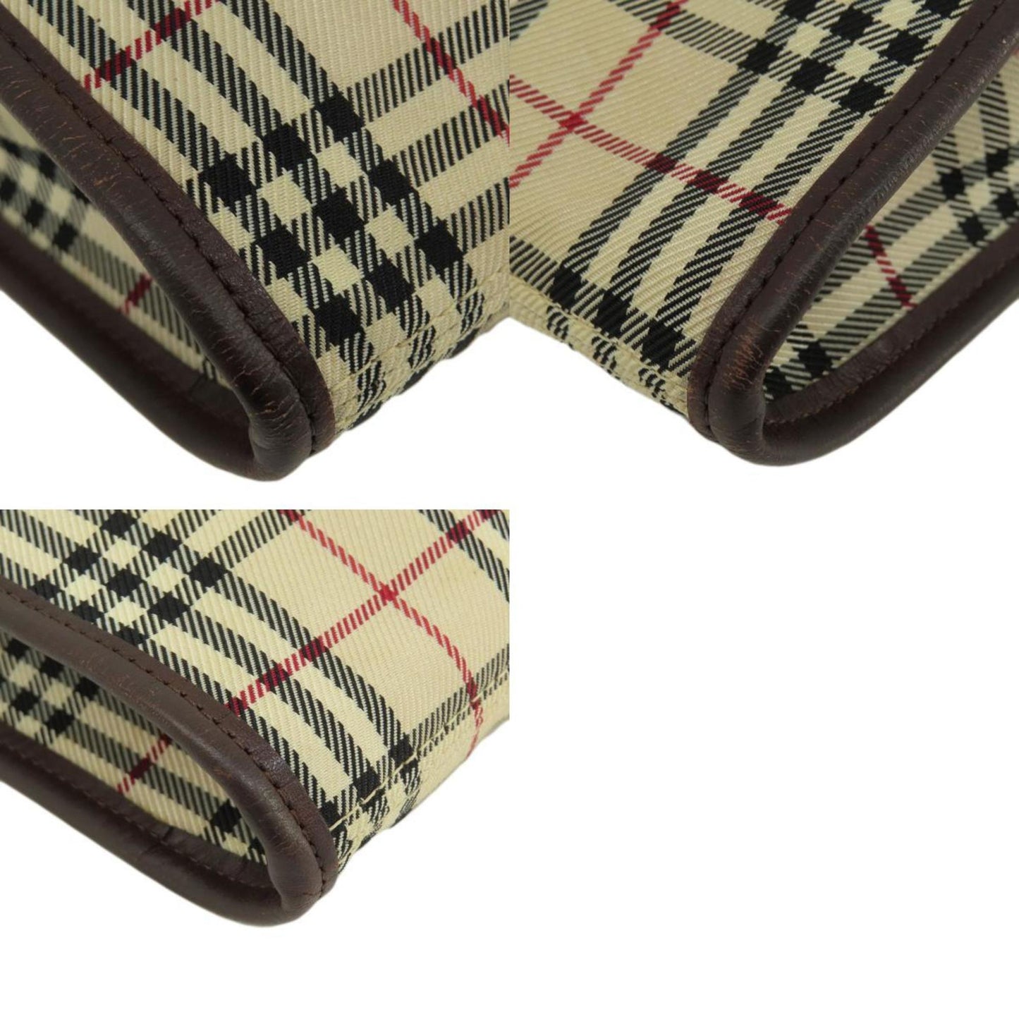 Burberry Nova Check Shoulder Bag Canvas