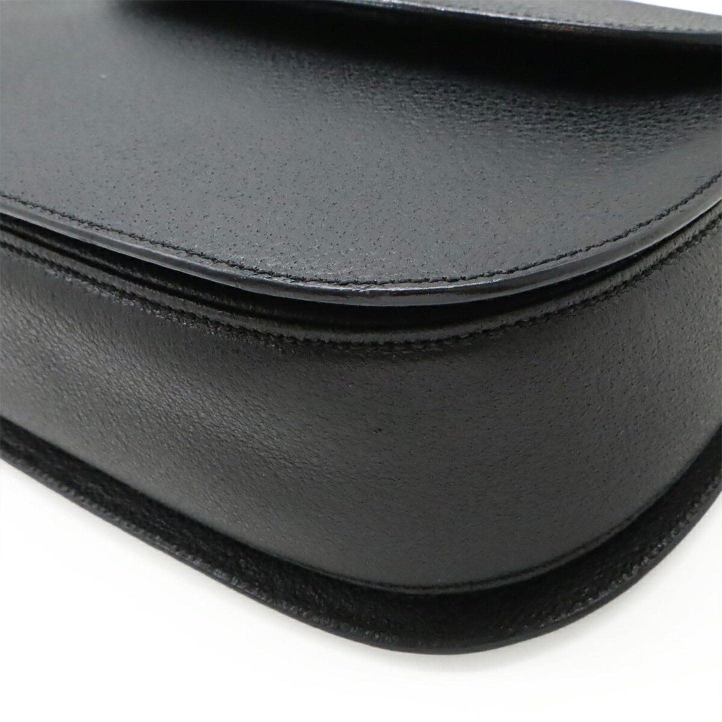 Gucci Bamboo Handbag/Shoulder Bag In Black Leather