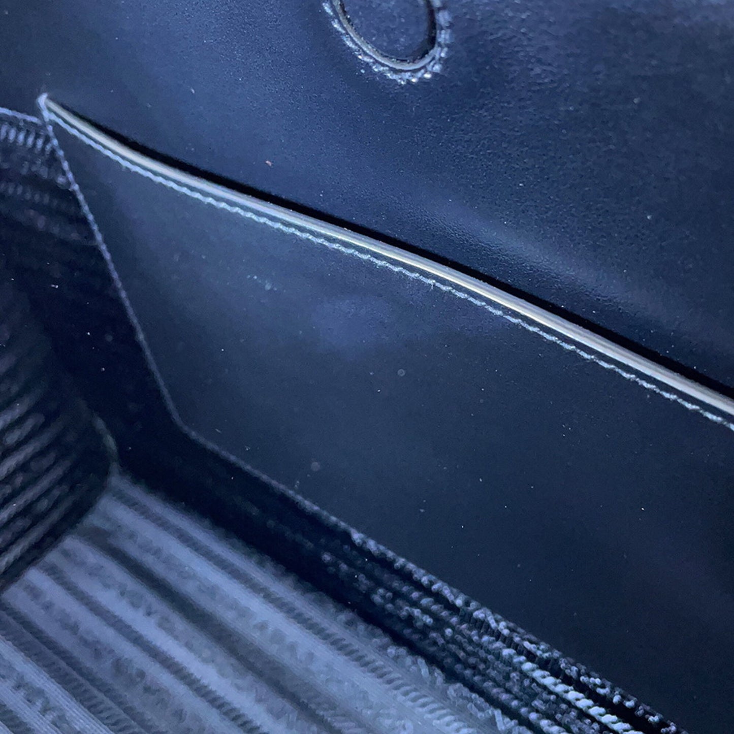 Prada Saffiano Leather Tote Bag 1Ba227 Prada 2-Way Black