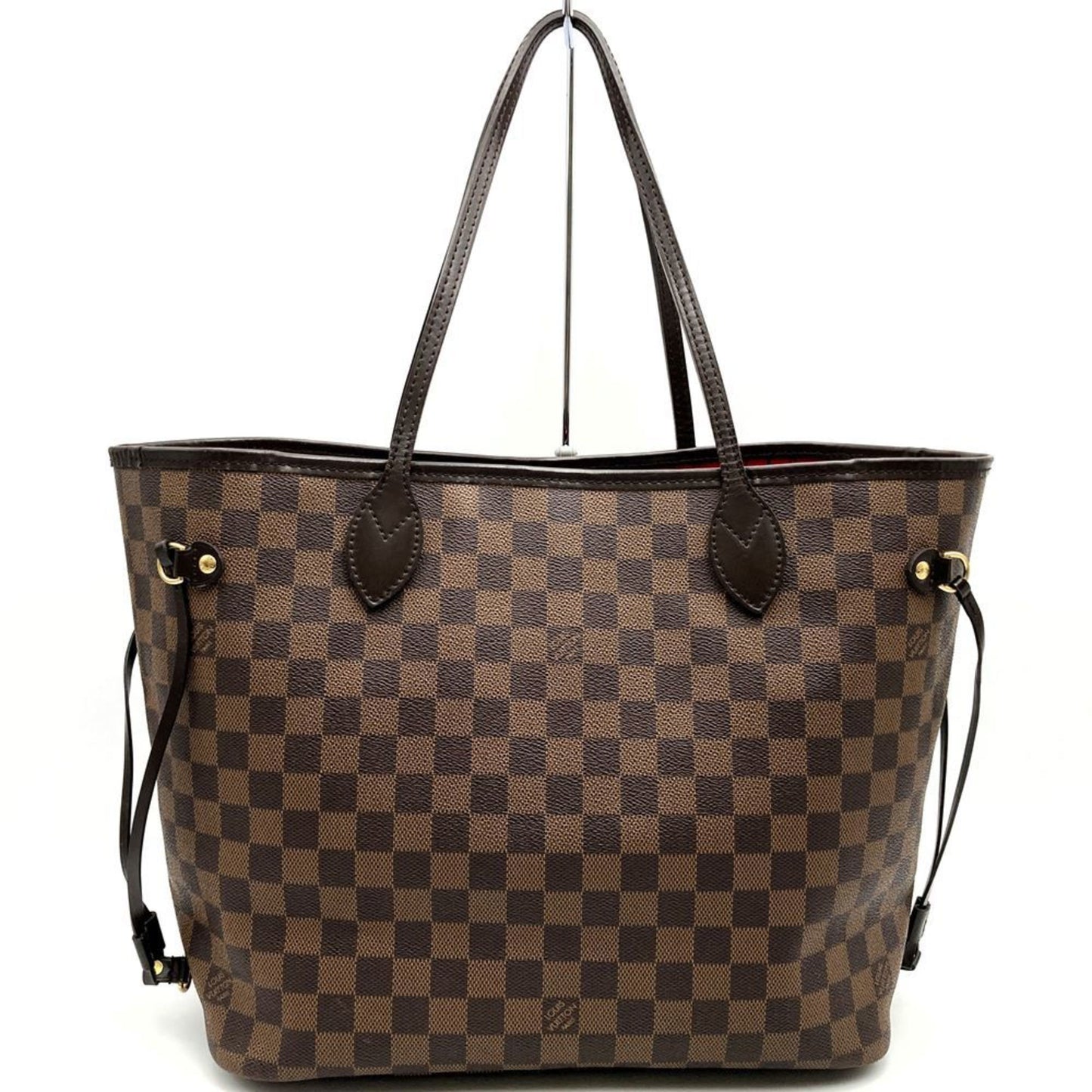 Louis Vuitton N51105 Neverfull Mm (Old) Tote Bag Brown Damier Canvas