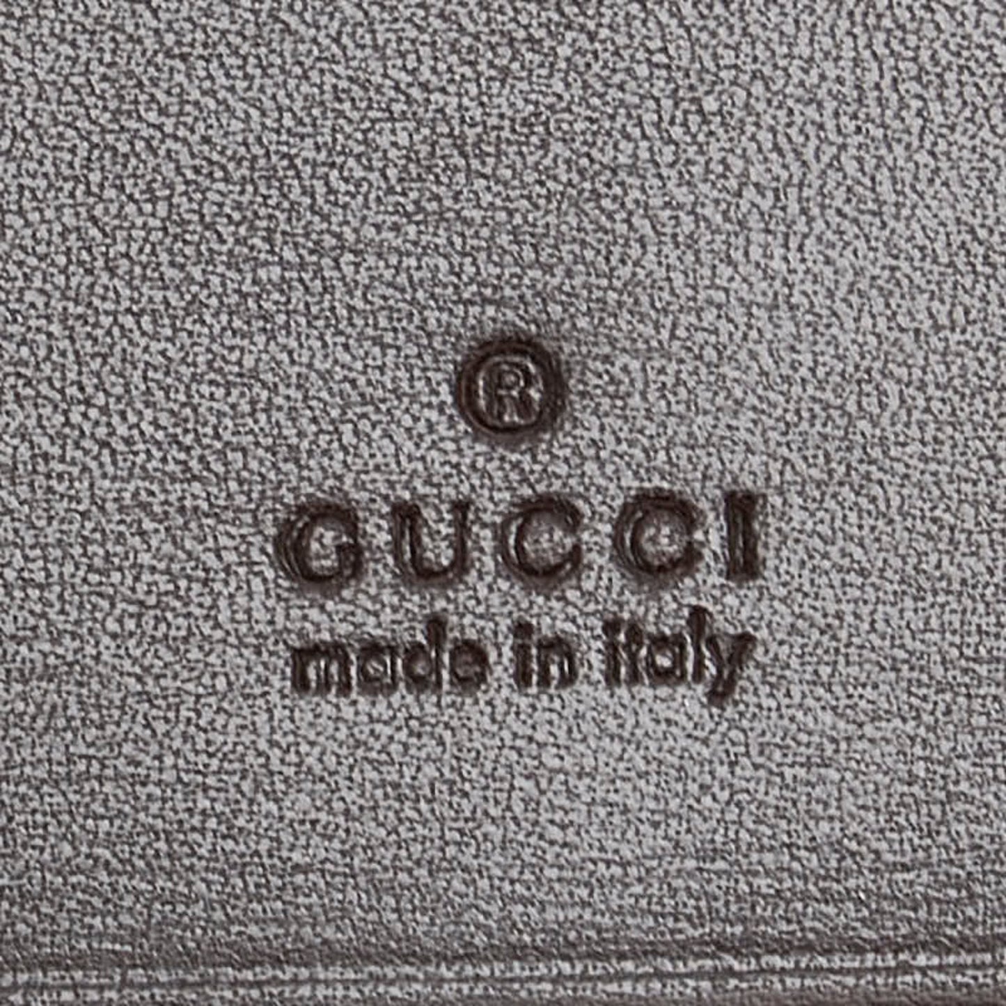 Gucci Gg Canvas Sherry Line 6-Ring Key Case 131928 Beige Multicolor Leather