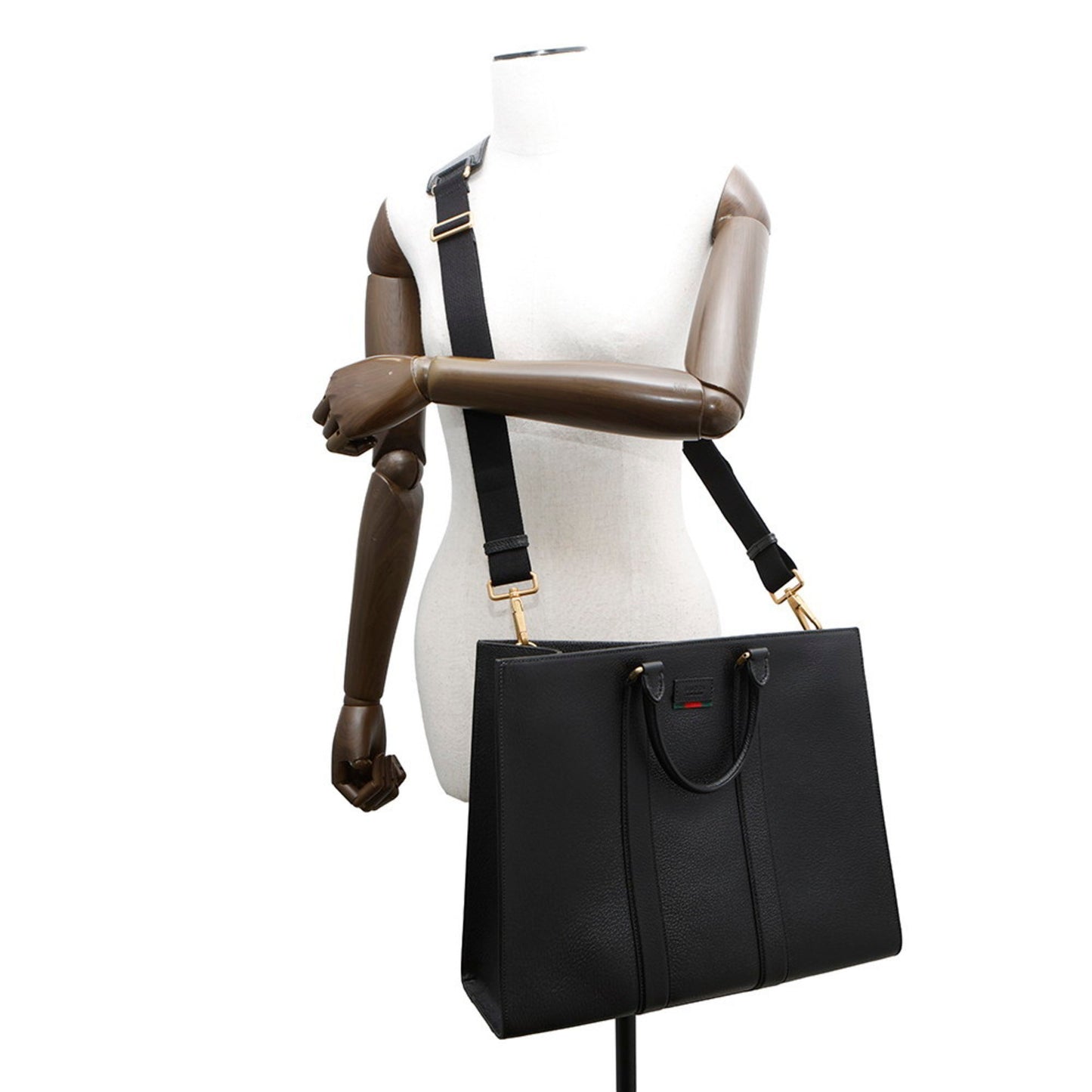 Gucci Leather Tote Bag 429036 Gucci 2-Way Shoulder Black