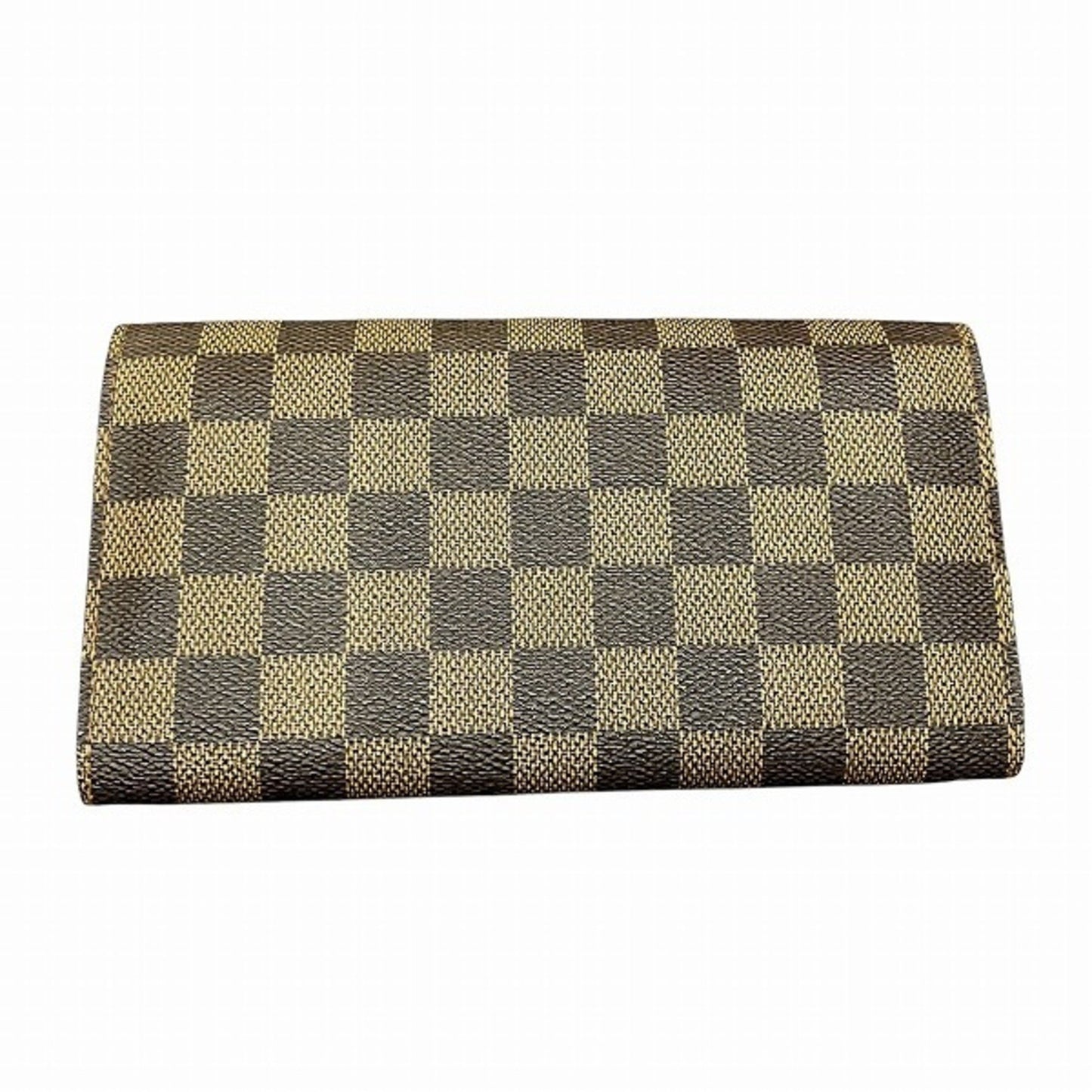 Louis Vuitton Damier Pochette Porto Monnaie Credit N61725 Long Wallet