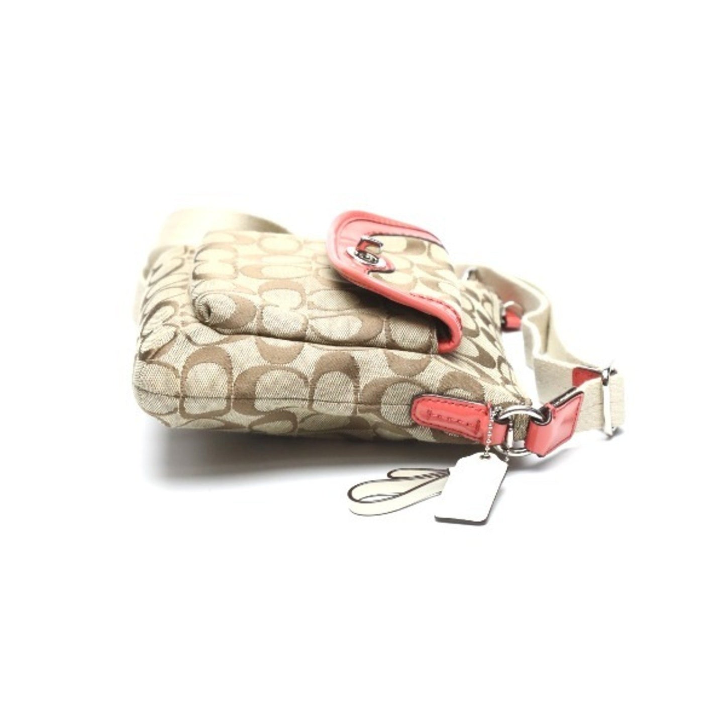 Coach Crossbody Signature Coach Brown X Pink Shoulder Bag