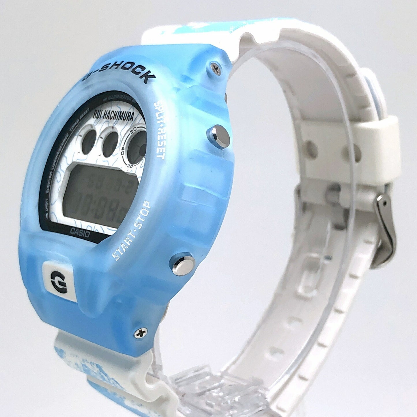 G-Shock Casio Watch Dw-6900Rh-2 Rui Hachimura 3Rd Signature Model Ice Blue X White Tateyama
