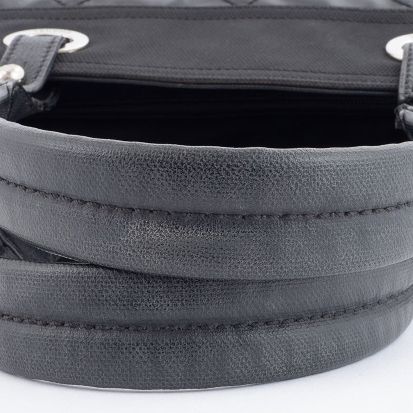 Chanel Paris Biarritz Tote Mm Bag A34209 Coated Canvas Black