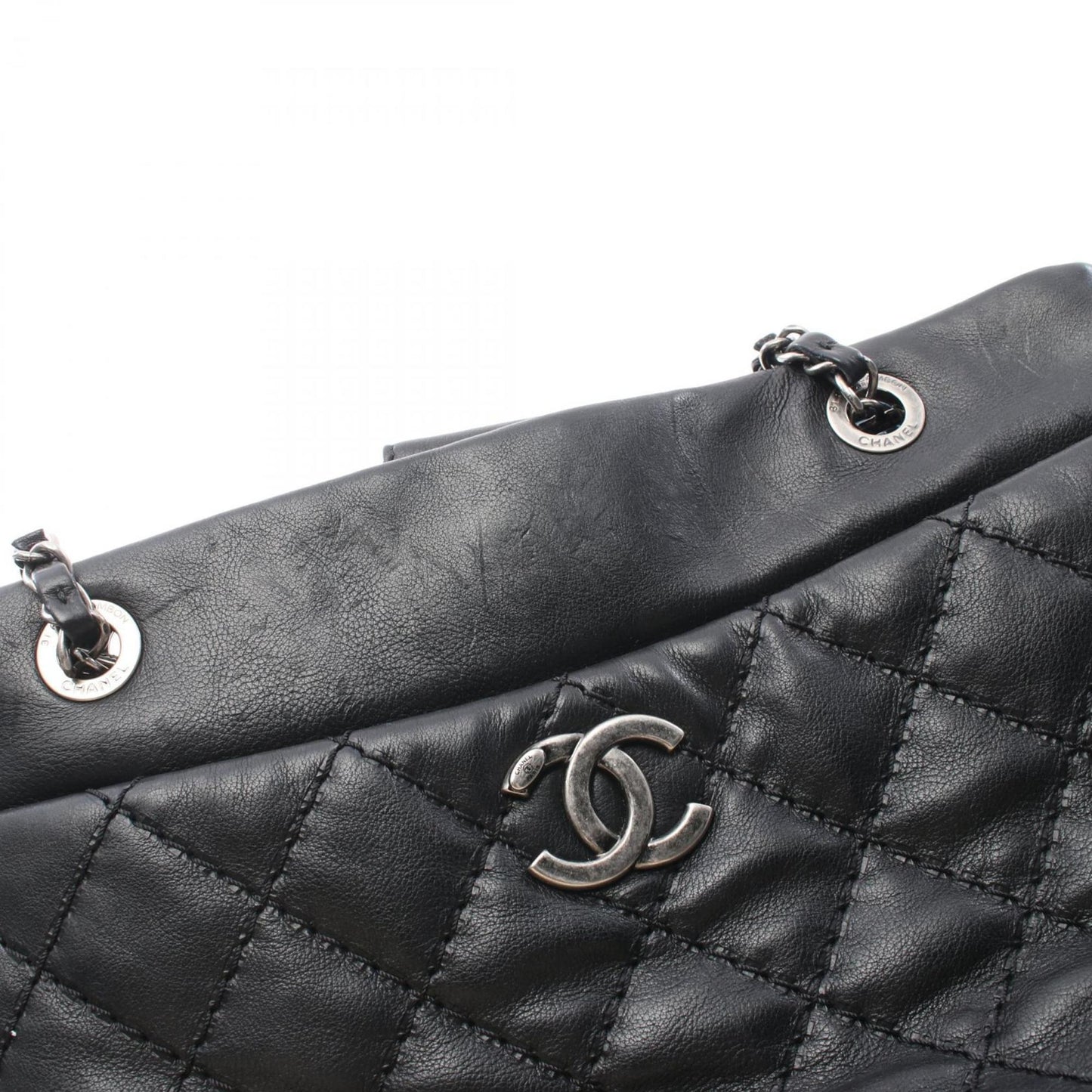 Chanel Wild Stitch Tote Bag Leather