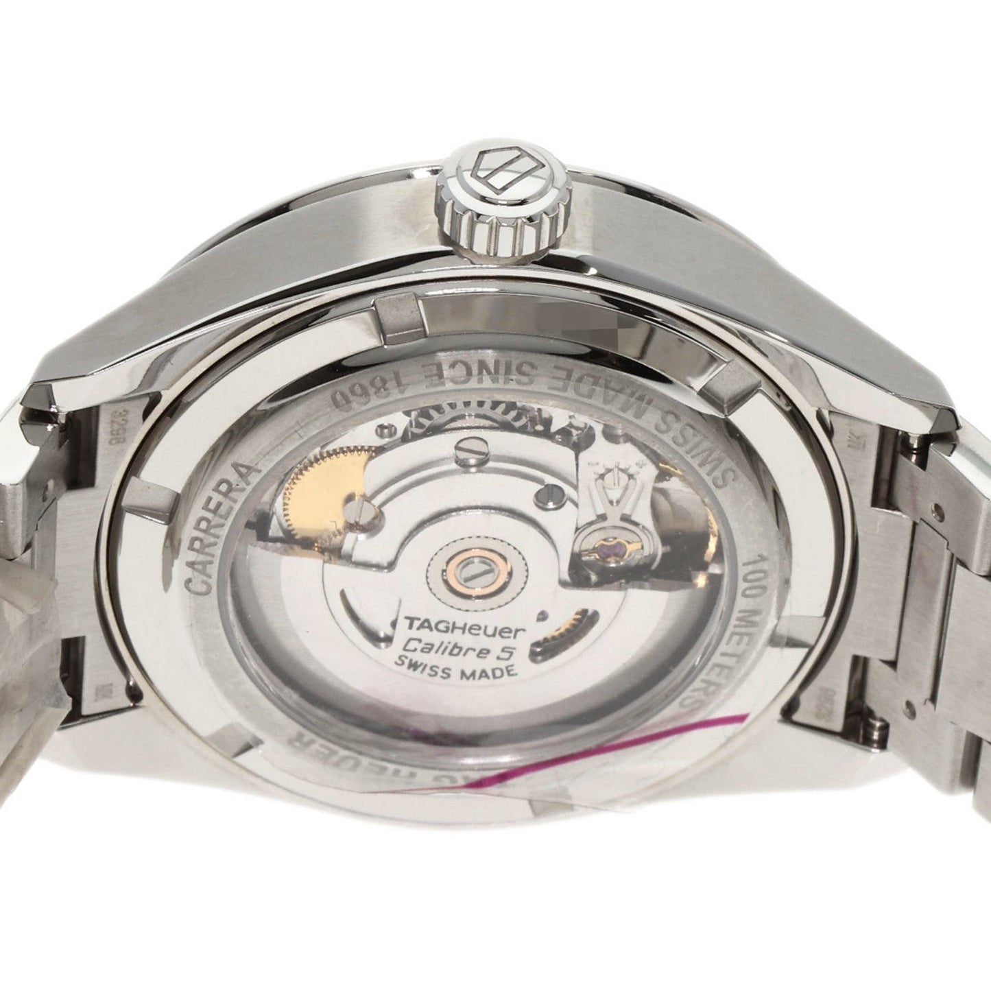 Tag Heuer Wbn2110.Ba063 Carrera Calibre 5 Watch Stainless Steel Ss