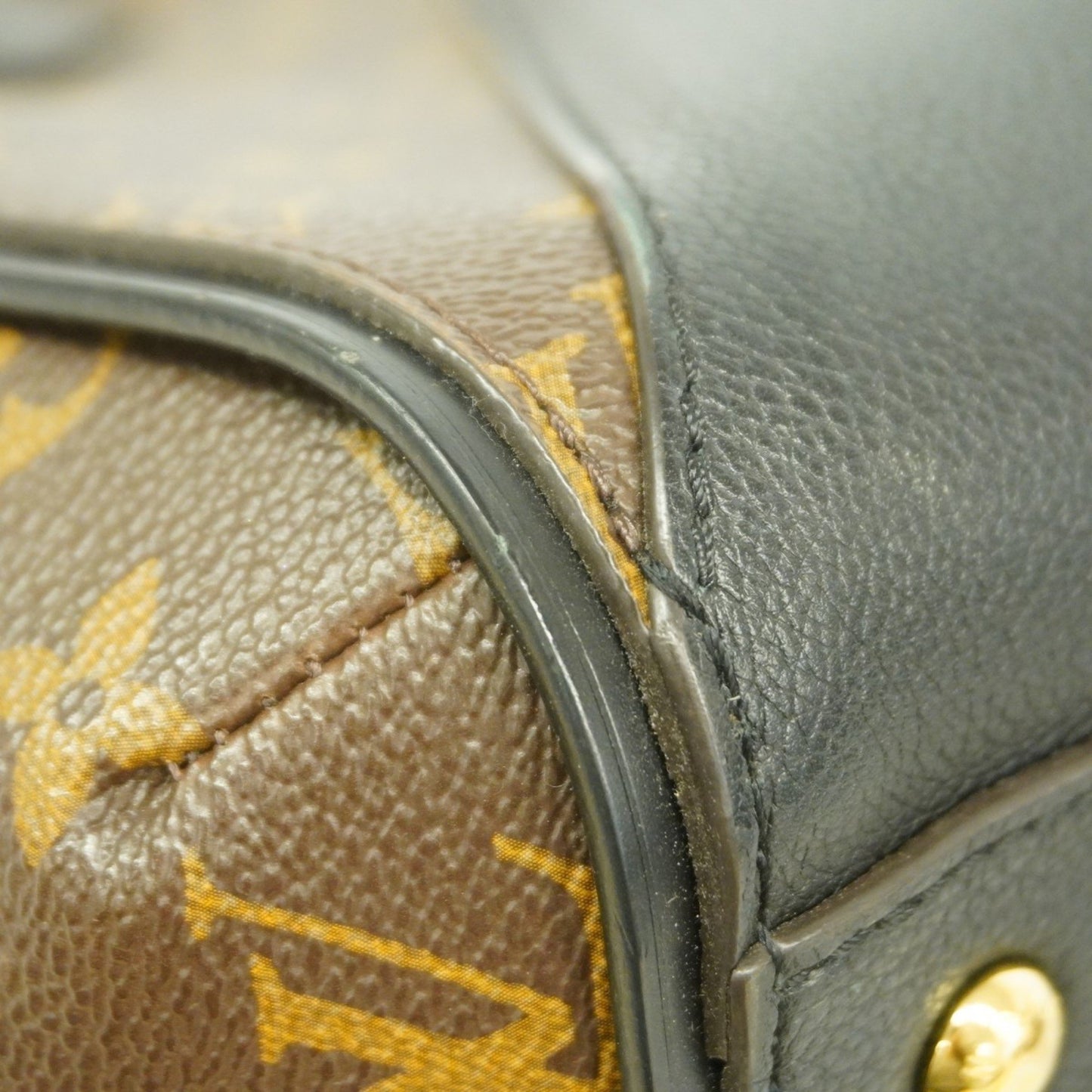 Louis Vuitton Monogram Kimono Mm Tote Bag M40460 Brown Noir