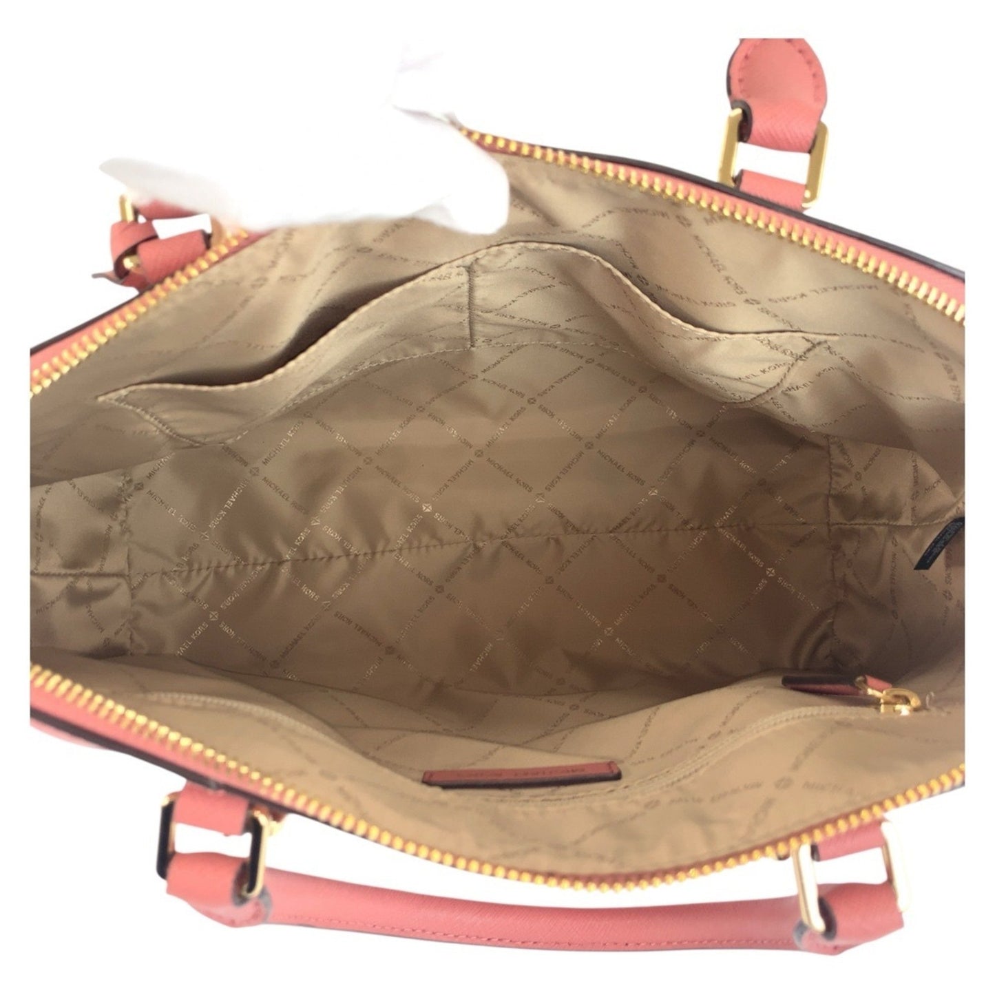 Michael Kors Ciara Pink Gold Hardware Leather 35H5Gc6S3L Handbag Shoulder Bag 2Way