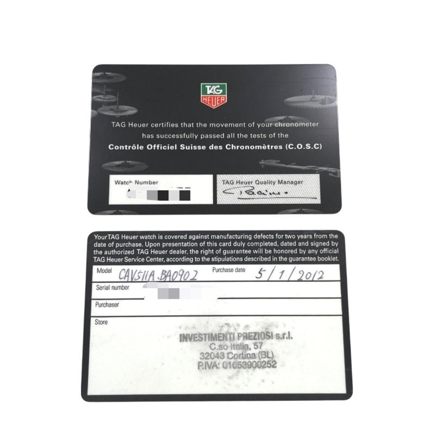 Tag Heuer Grand Carrera Cav511A.Ba0902 Stainless Steel