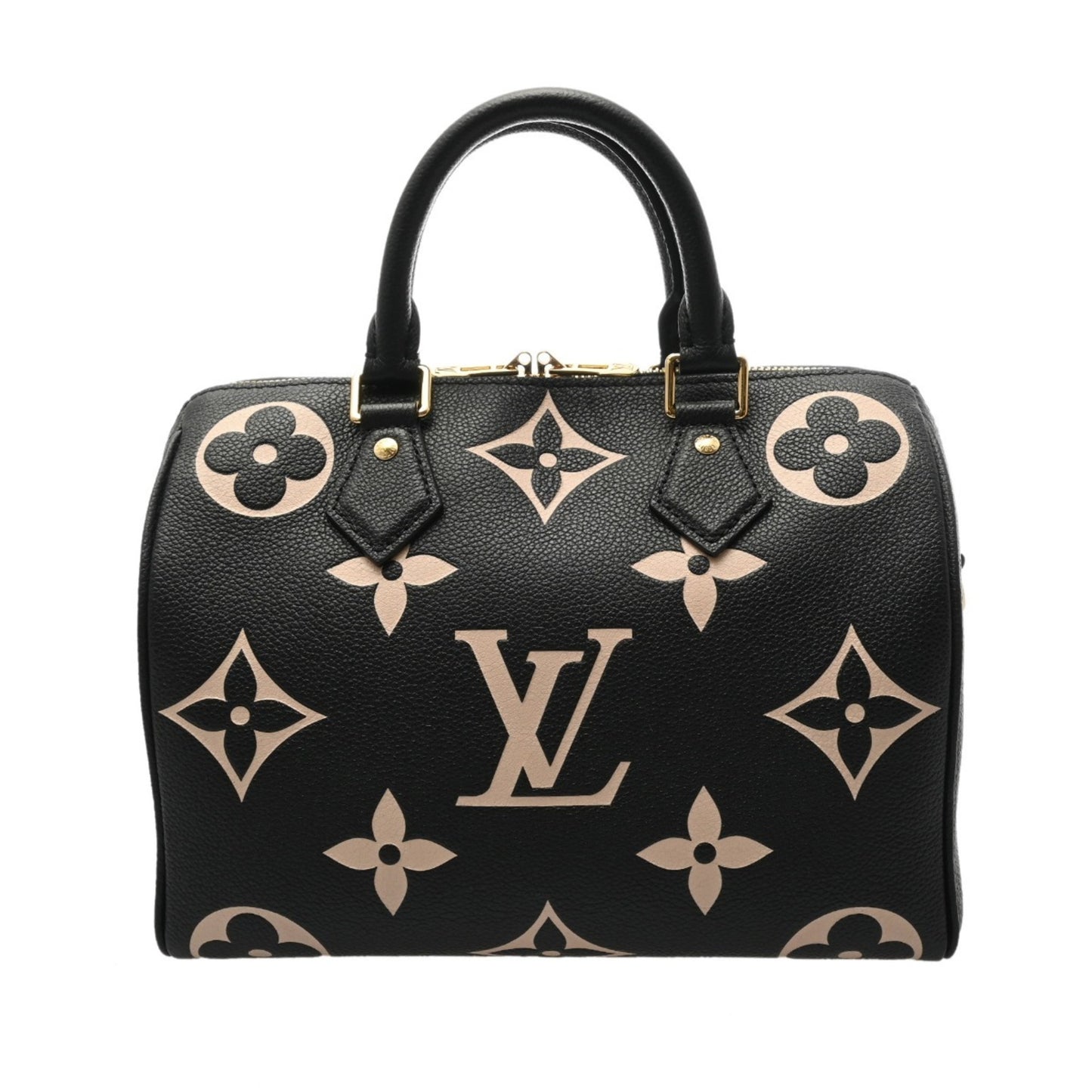 Louis Vuitton Louis Vuitton Monogram Empreinte Speedy 25 Black M58947