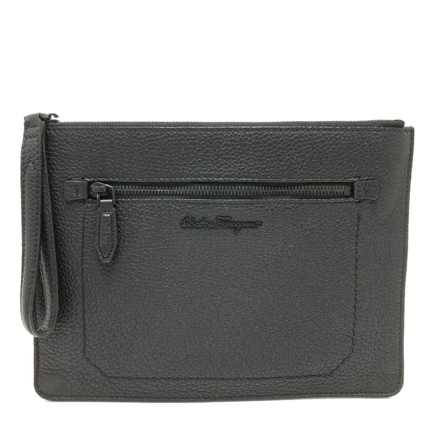 Salvatore Ferragamo Logo Cluch Bag Bag Clutch Bag Black