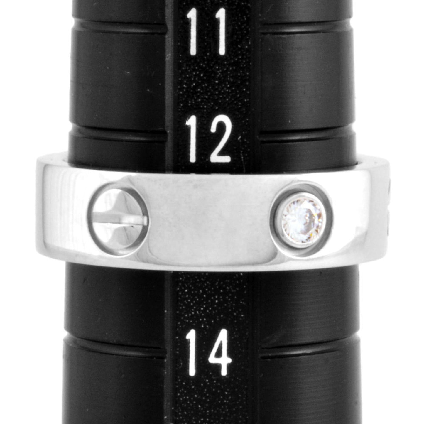 Cartier 3P Diamond Love Ring