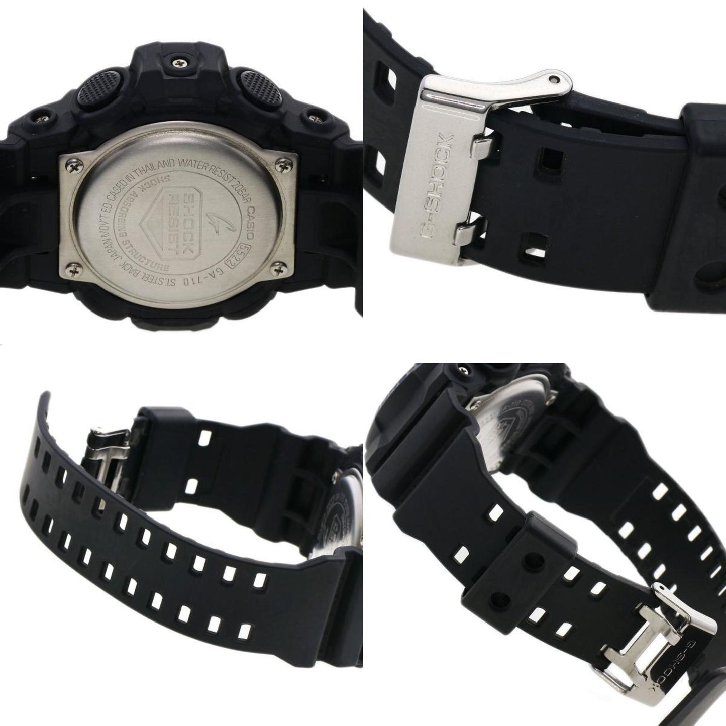 Casio Ga-710 G-Shock G-Shock Watch Stainless Steel Resin