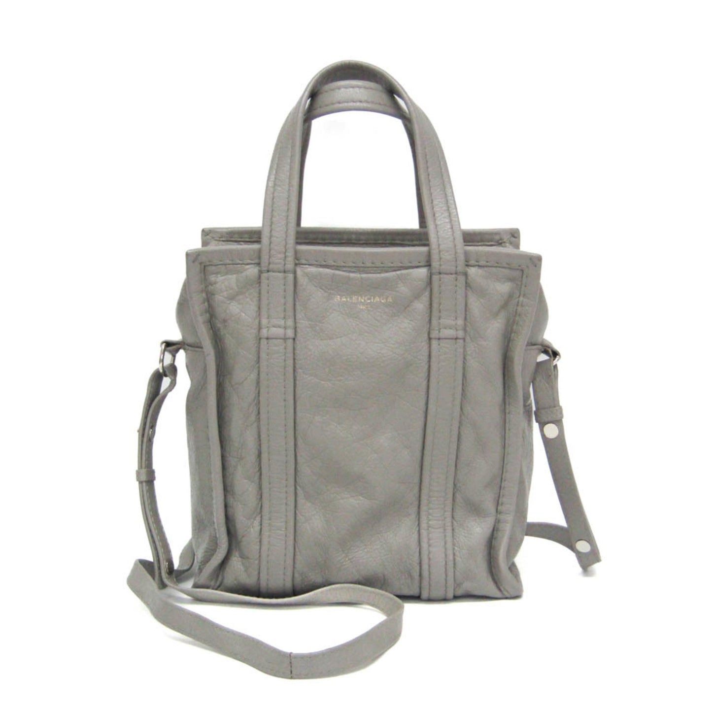 Balenciaga Bazar Shopper Xs 452458 Women'S Leather Shoulder Bag