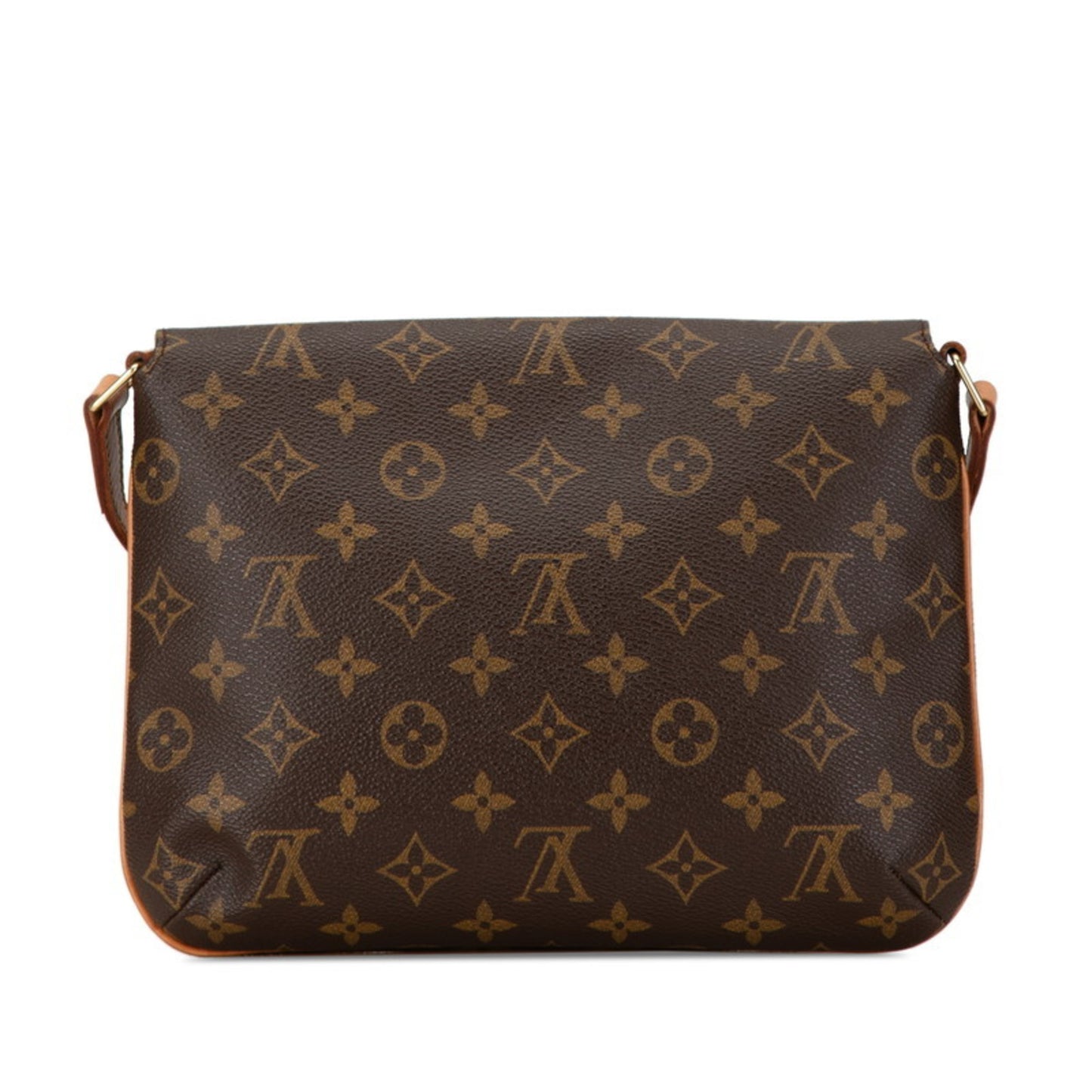 Louis Vuitton Monogram Musette Tango Short Shoulder Bag M51257 Brown Pvc Leather
