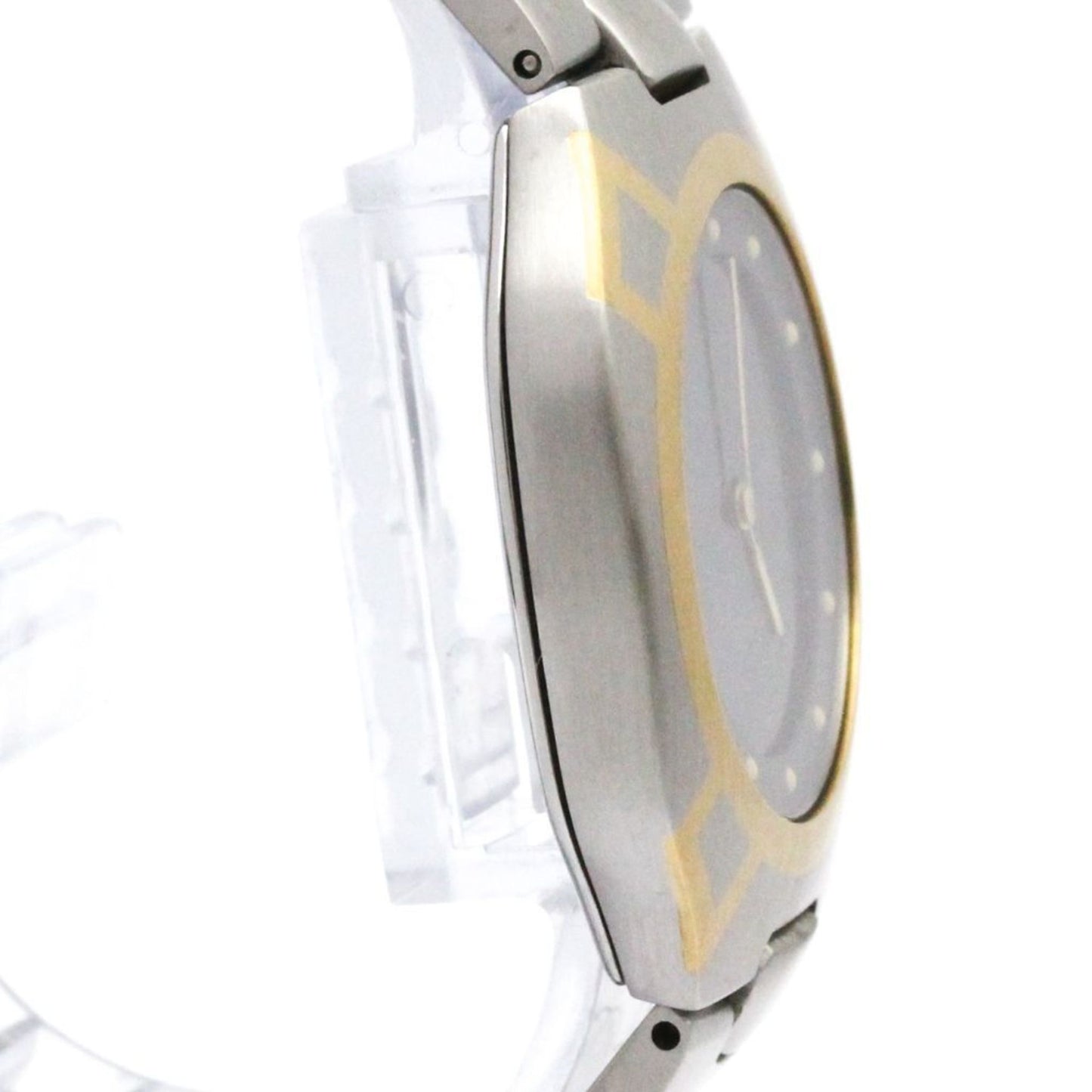 Omega Seamaster Polaris Analog Digital 18K Gold Steel Watch 2540.50 Polished