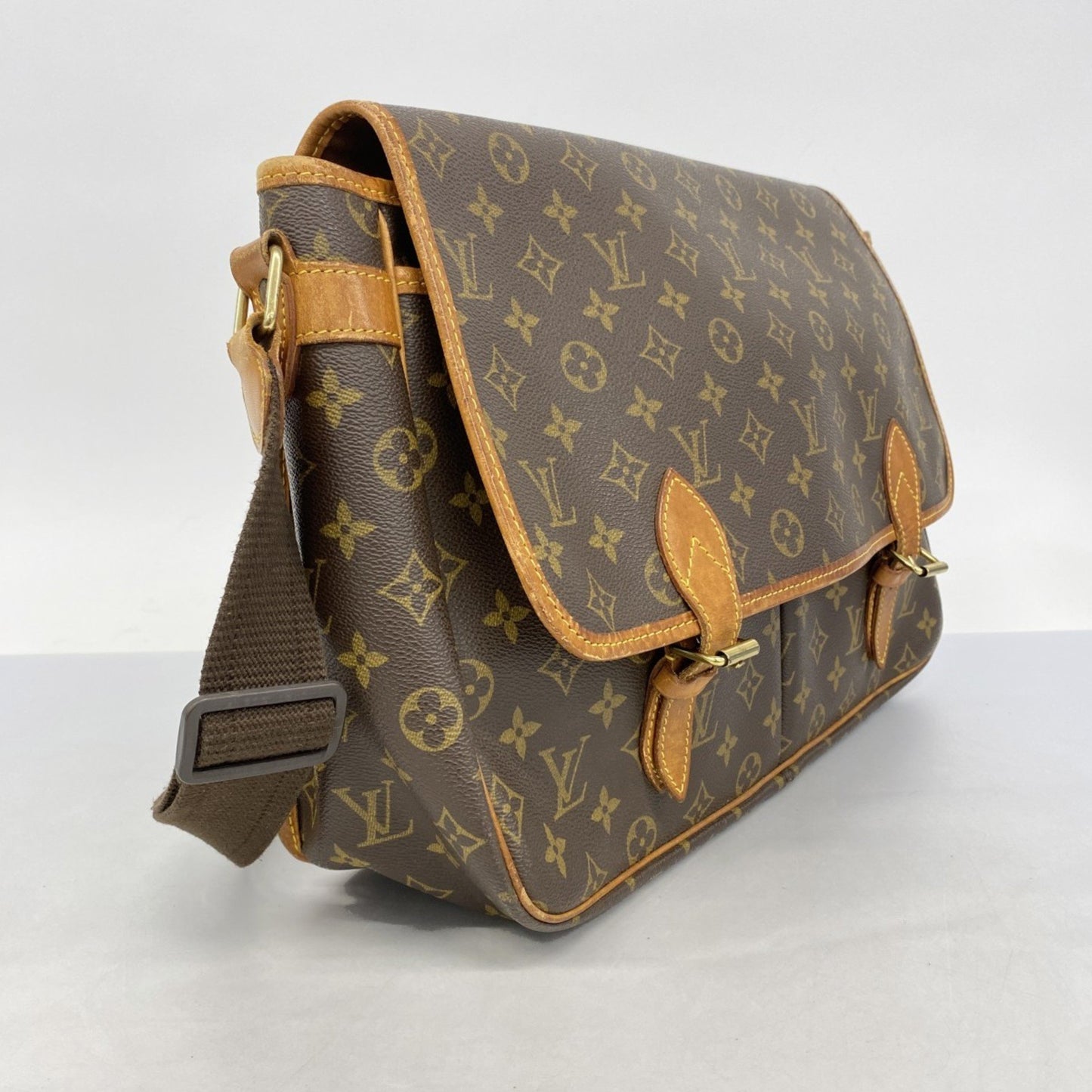 Louis Vuitton Monogram Gibessier Gm Shoulder Bag M42249 Brown