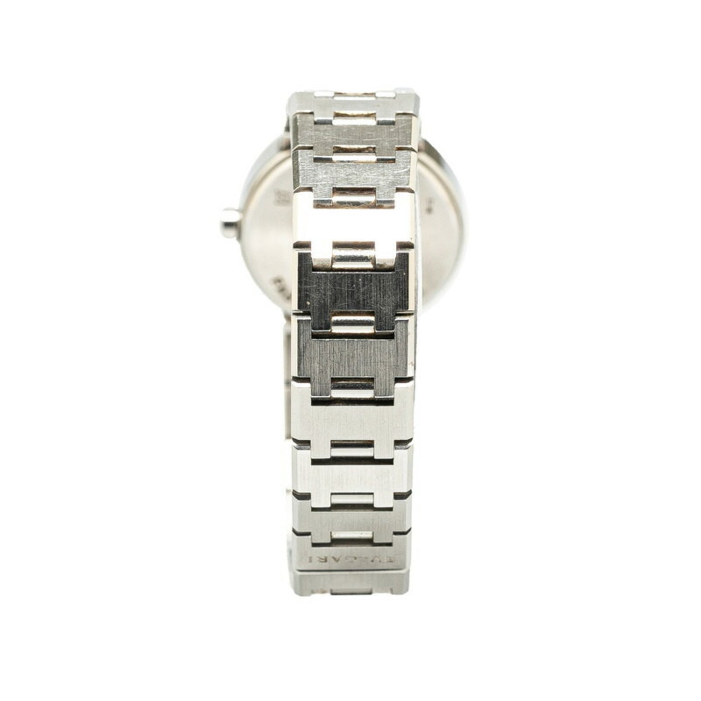 Bvlgari Watch Bb23Ss Quartz Black Dial Stainless Steel