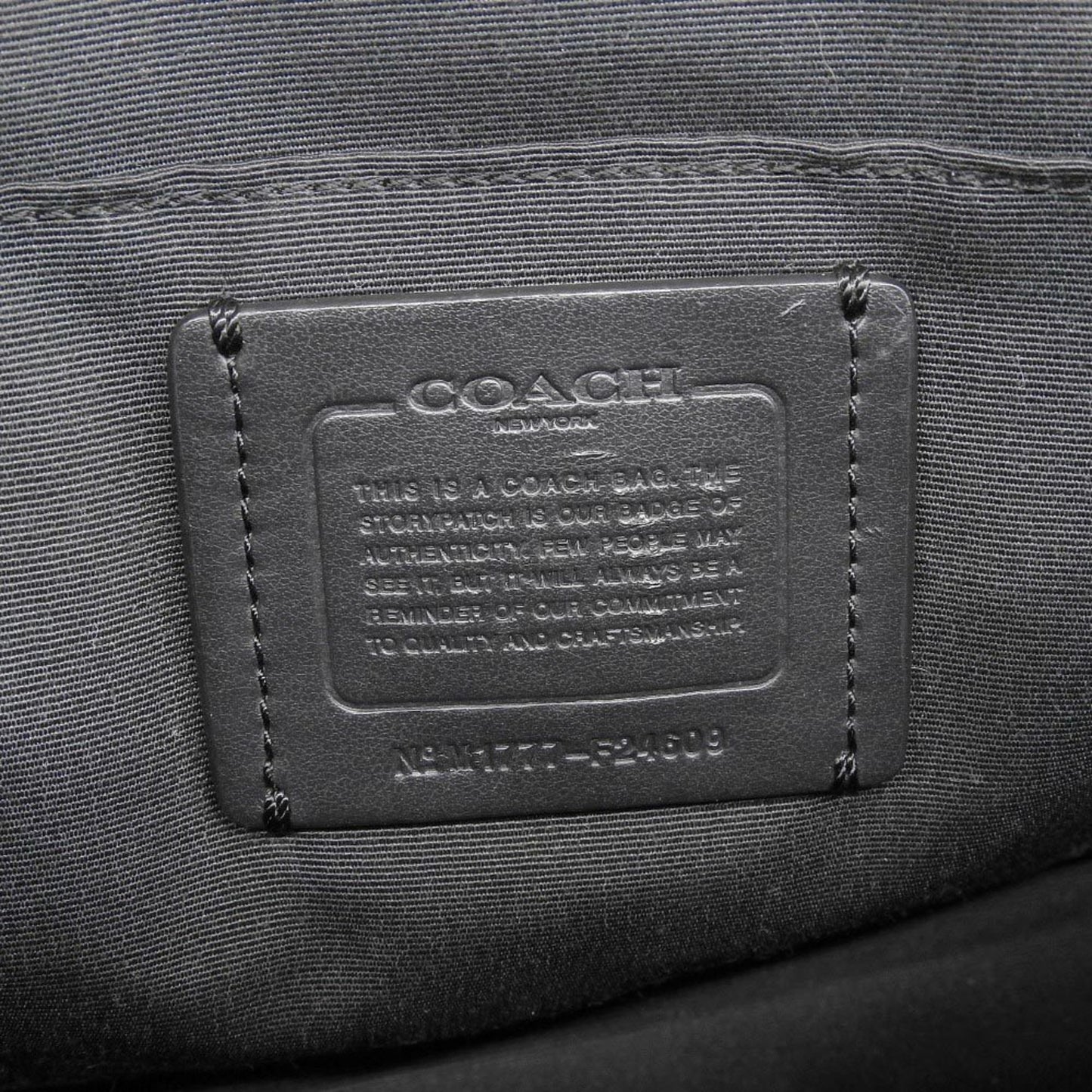 Coach Coach Sierra Satchel Heart Bag Handbag Shoulder Black Red F24609