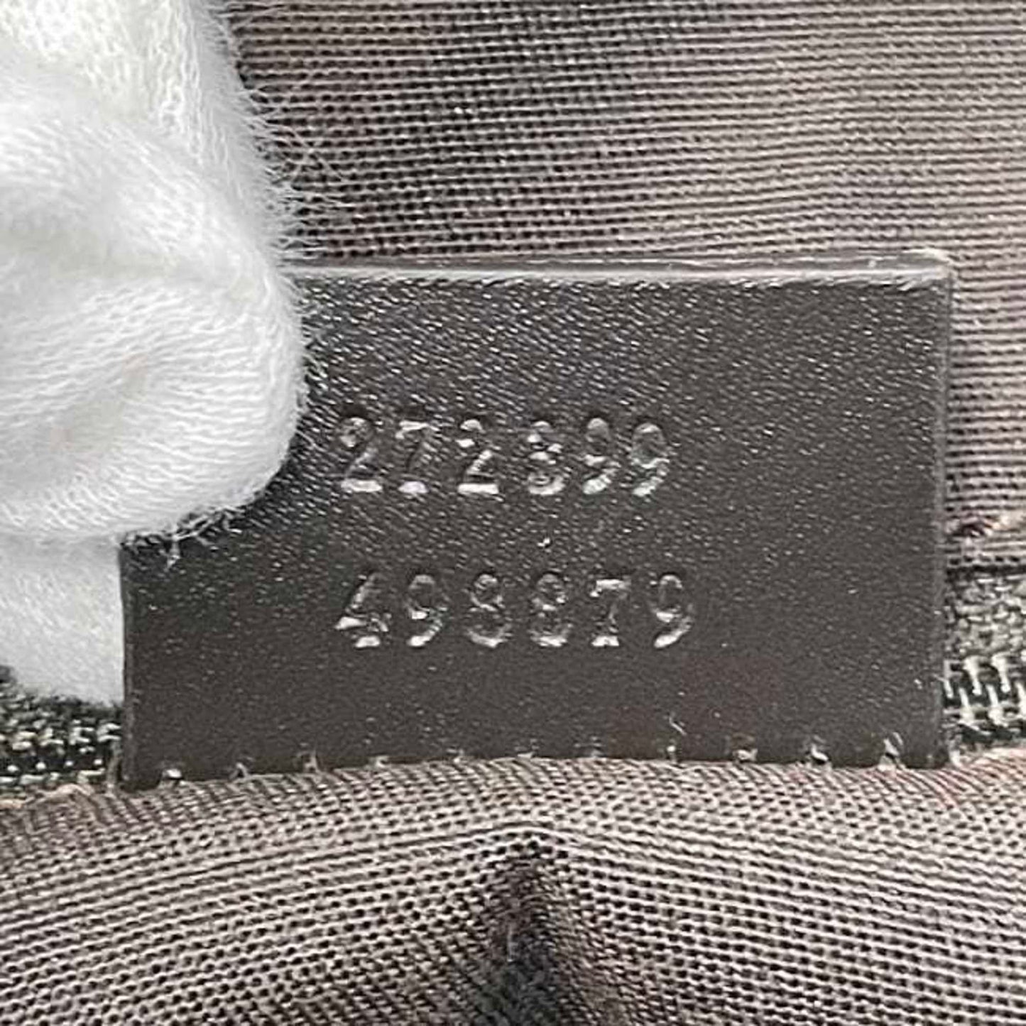 Gucci Tote Bag F-22929 Brown Dark 272399 Canvas Leather 498879 Gucci Gg