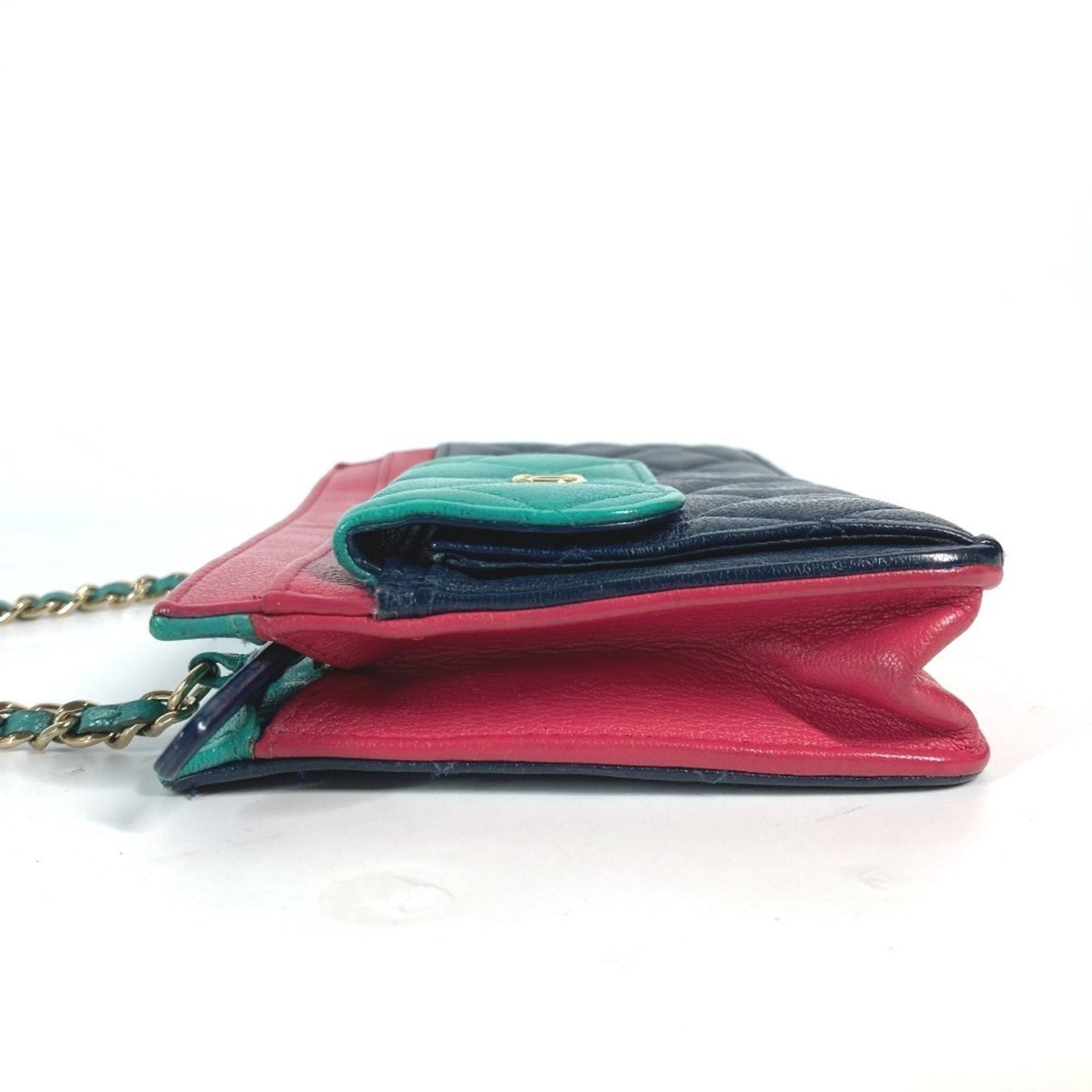 Chanel Ap1138 2020 Cruise Tricolor Chain Wallet Cc Coco Mark Bag Shoulder Crossbody Pochette Long