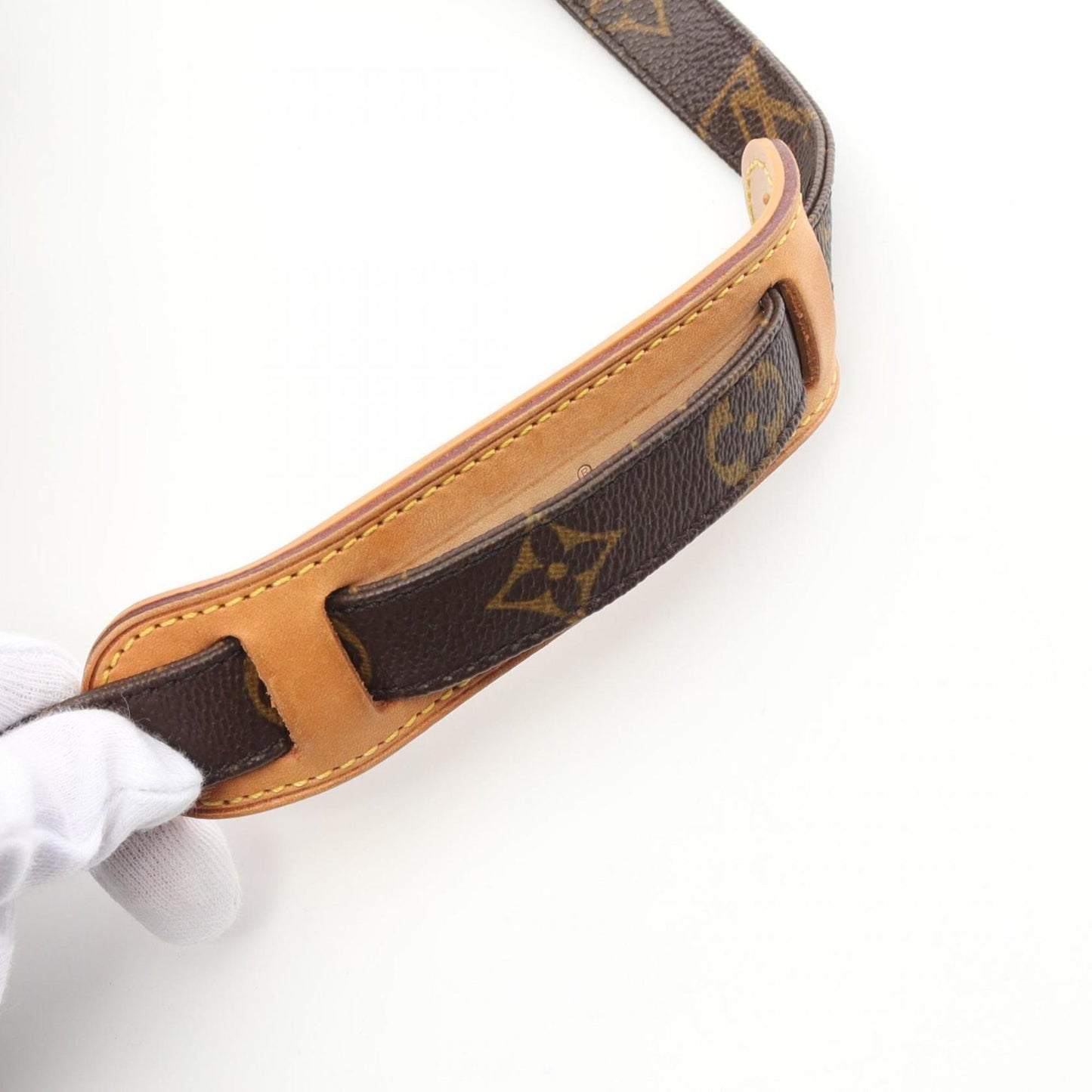 Louis Vuitton Nile Shoulder Bag Coated Canvas Leather Monogram