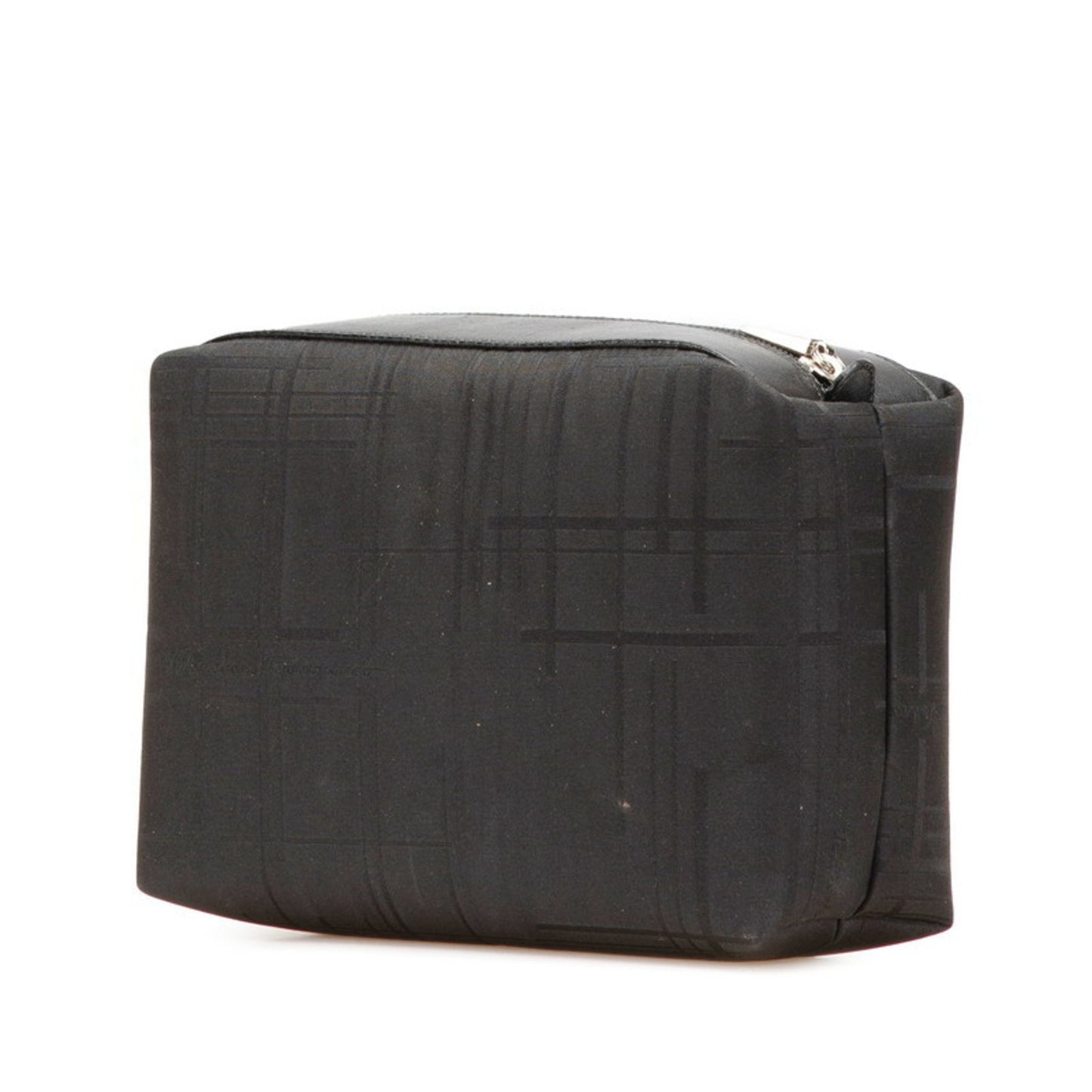 Salvatore Ferragamo Logo Pouch In Black Nylon