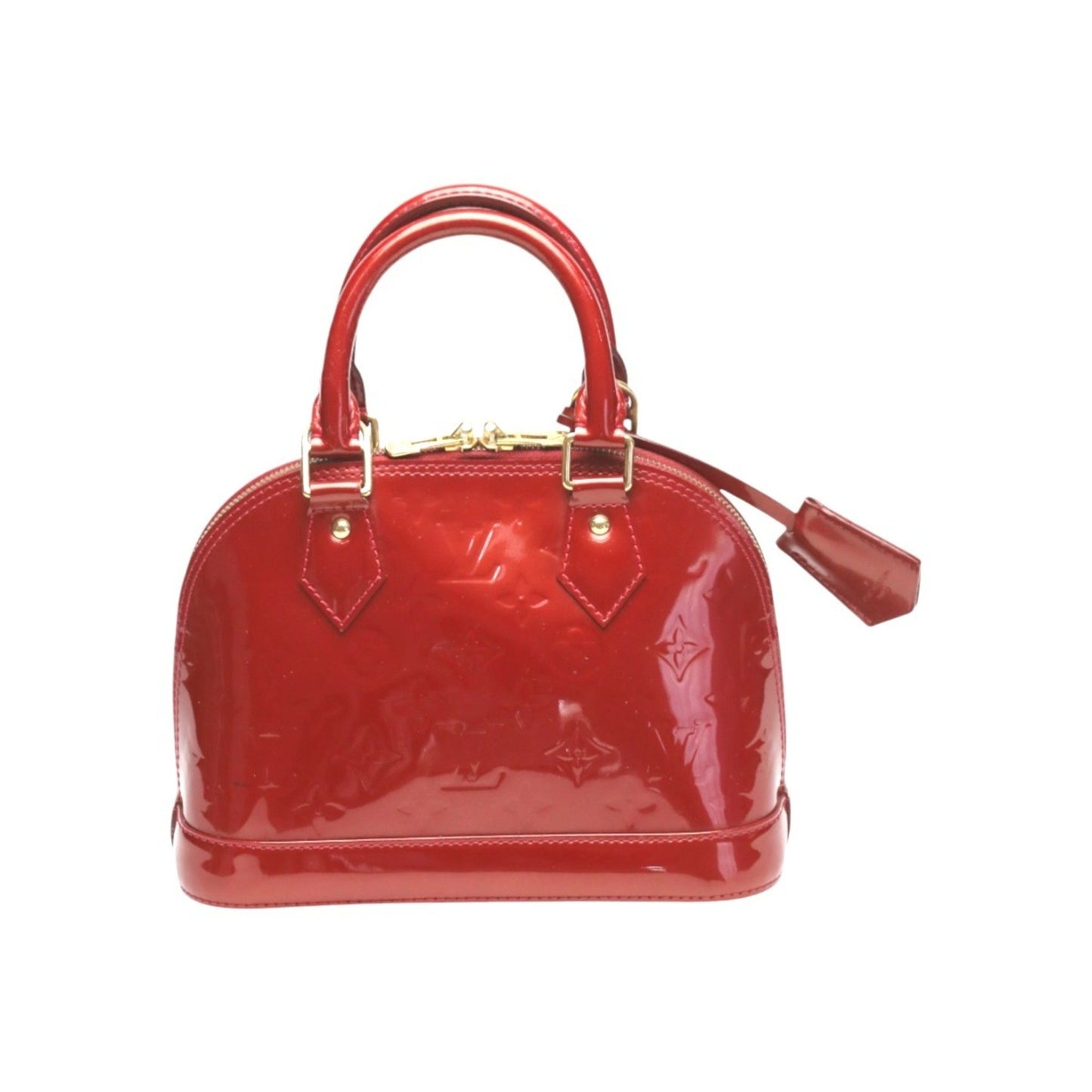 Louis Vuitton Louis Vuitton Handbag 2Way Bag Monogram Alma Bb Vernis M90174 Red