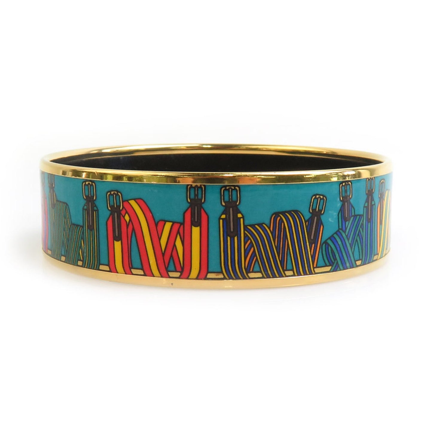 Hermes Herms Bangle Bracelet In Enamel