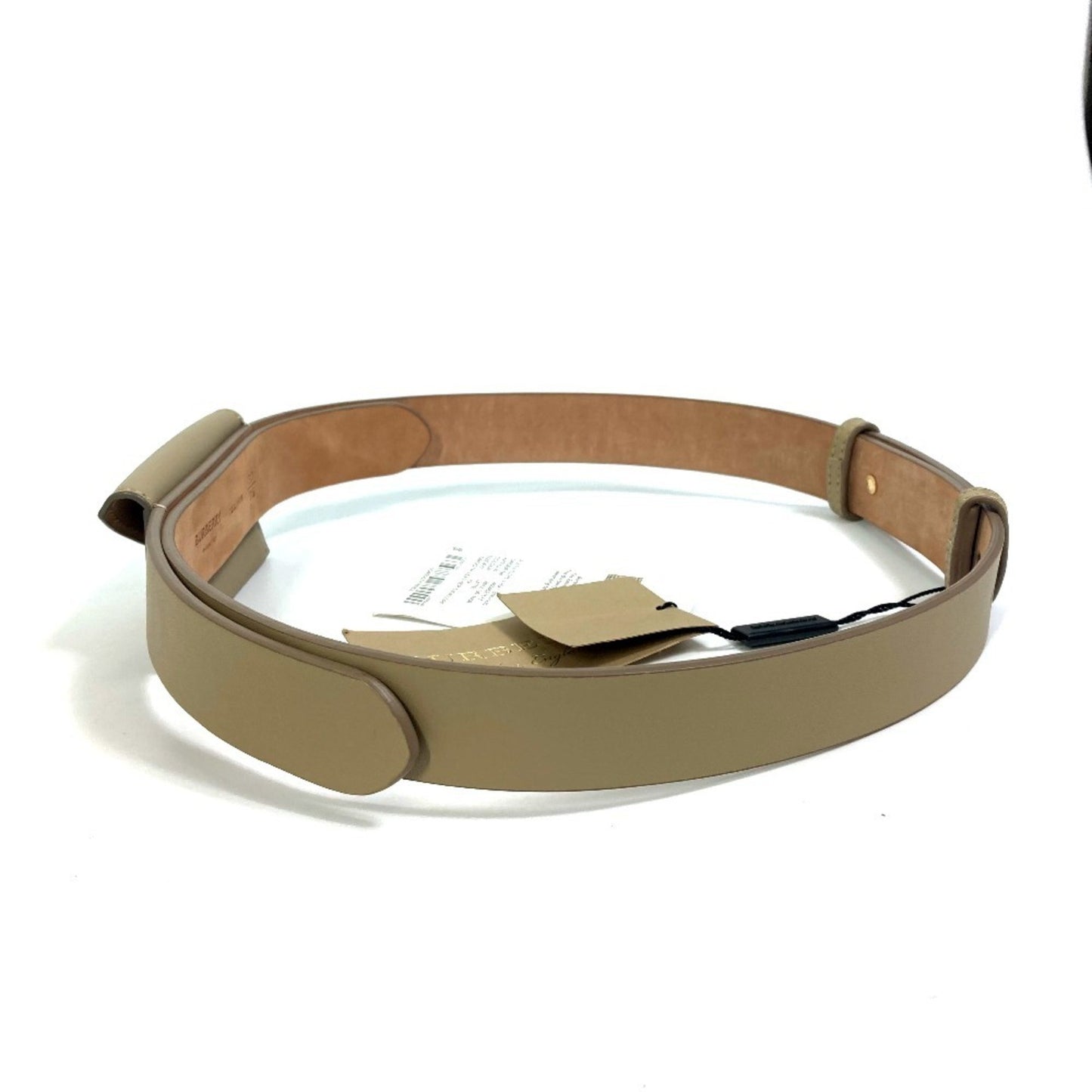 Burberry 8012136 Envelope Leather Belt With Pouch