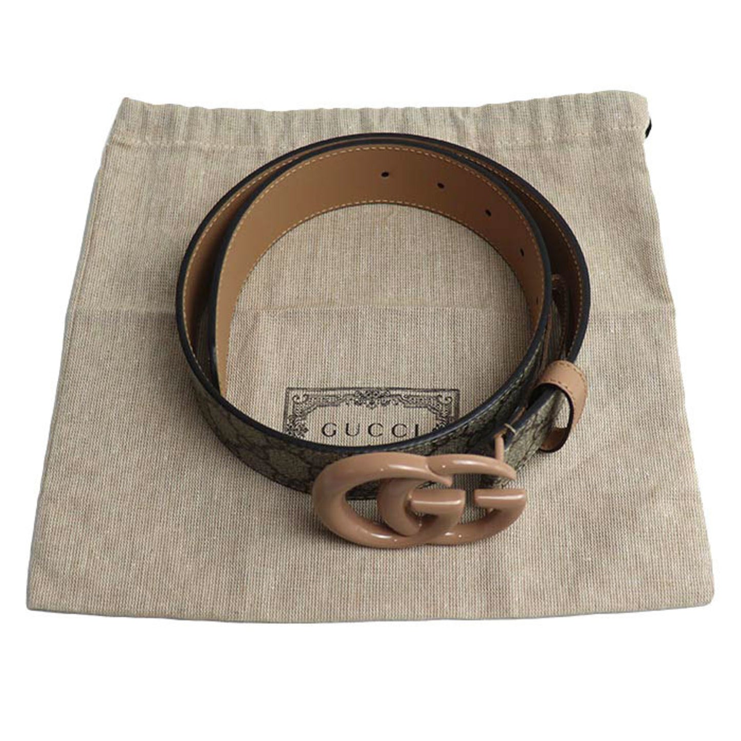 Gucci Gg Marmont Supreme Canvas Belt