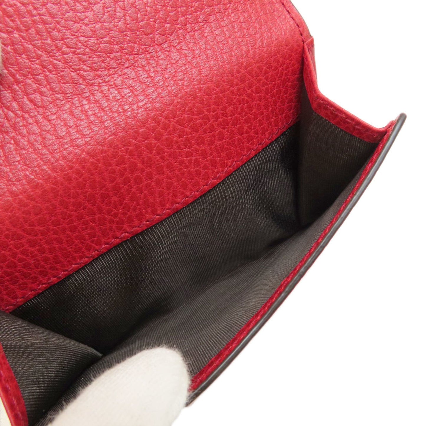 Gucci 449405 Interlocking G Outlet Bi-Fold Wallet Leather