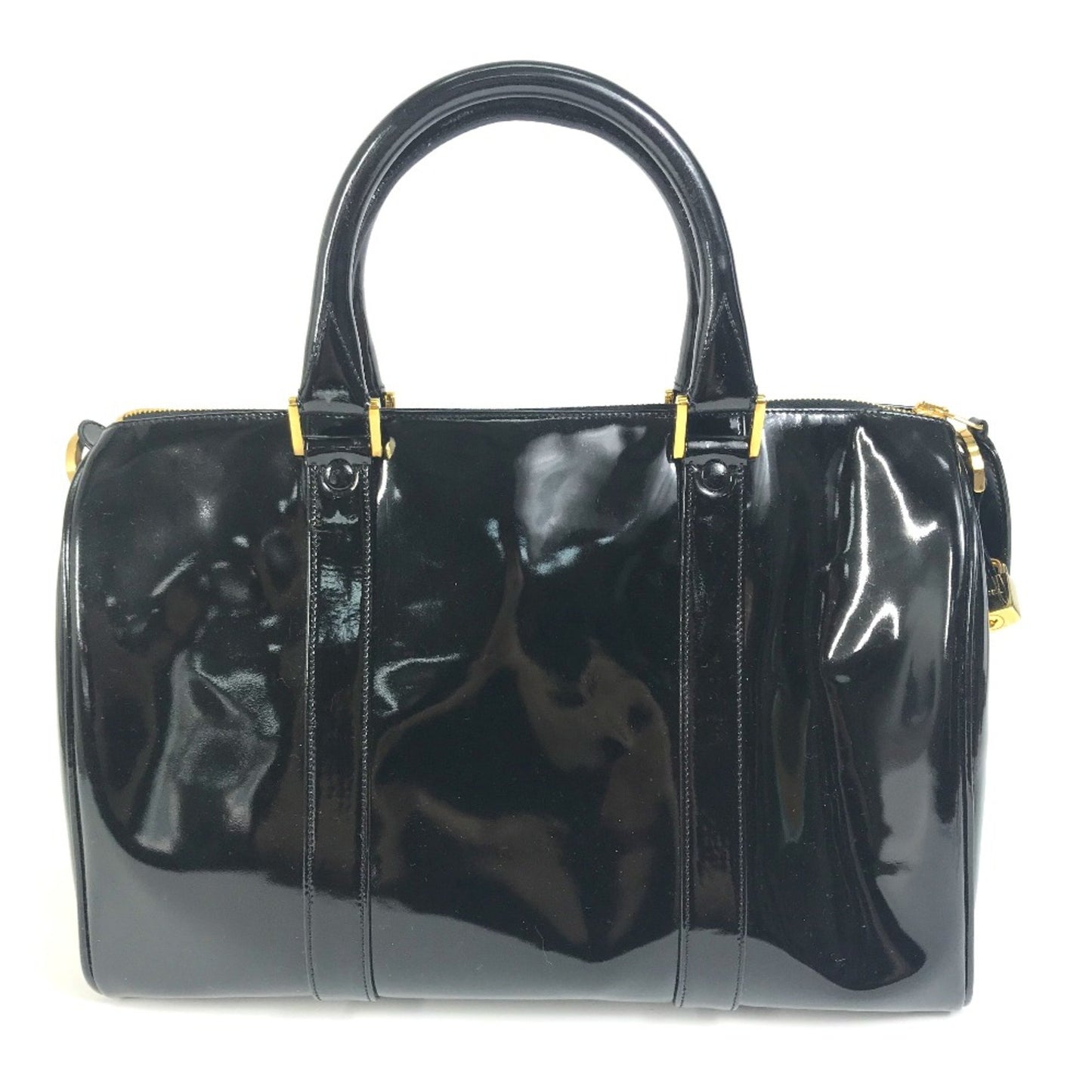 Chanel Cc Mark Bag 2Way Hand Bag Duffle Bag Black